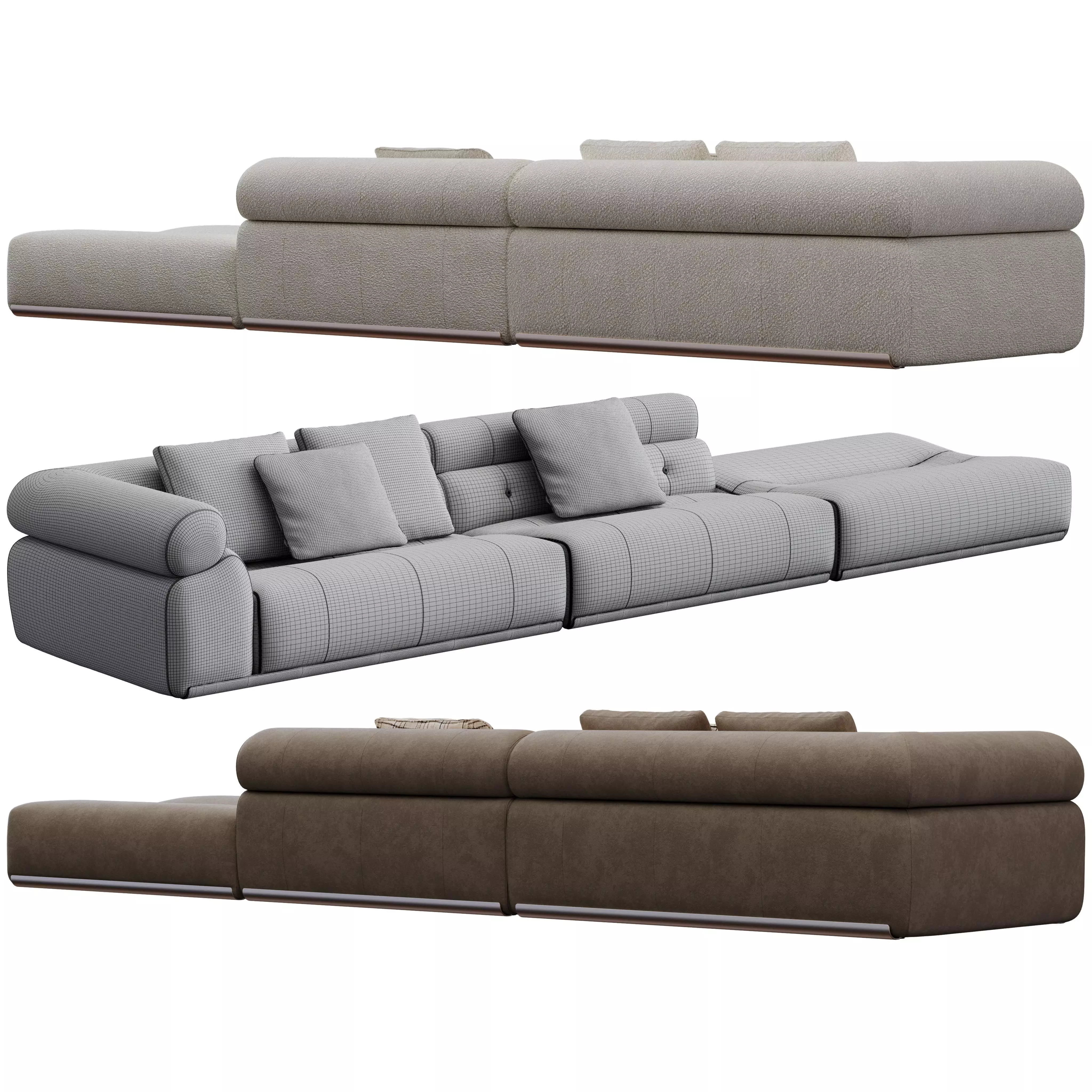 Coupe Sofa  3D model_4