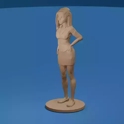 Sexy Secretary Toon Woman