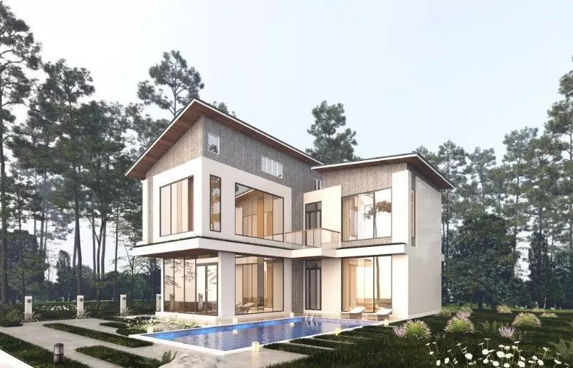 Exterior House Scene  3D model_8