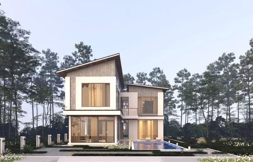 Exterior House Scene  3D model_5