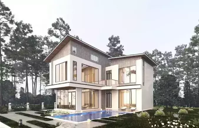 Exterior House Scene 