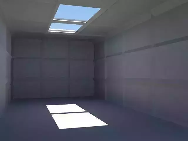 Starting scene for Maya Physical Sun and Sky with Portal Light Free 3D model