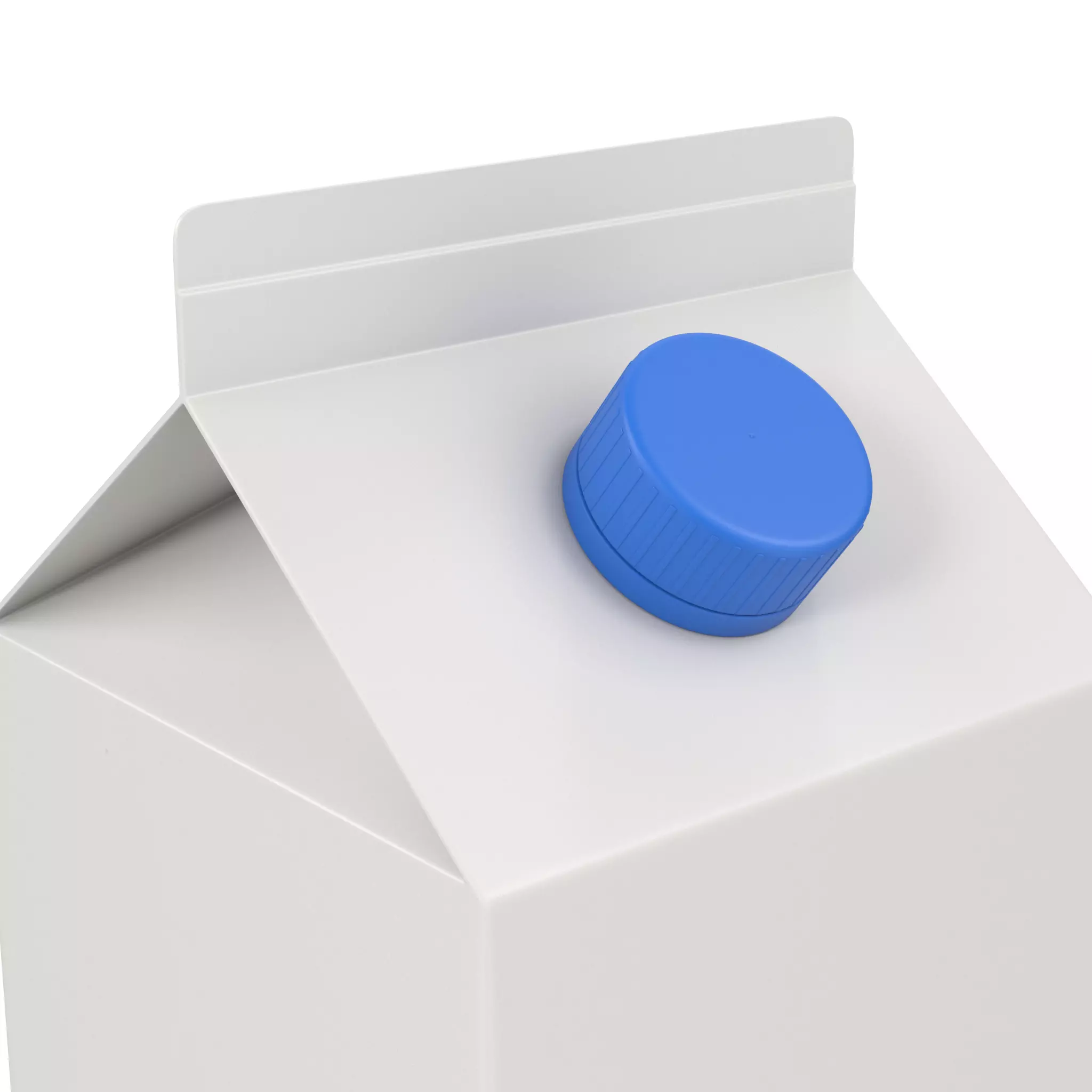 Milk Carton Low-poly 3D model_3