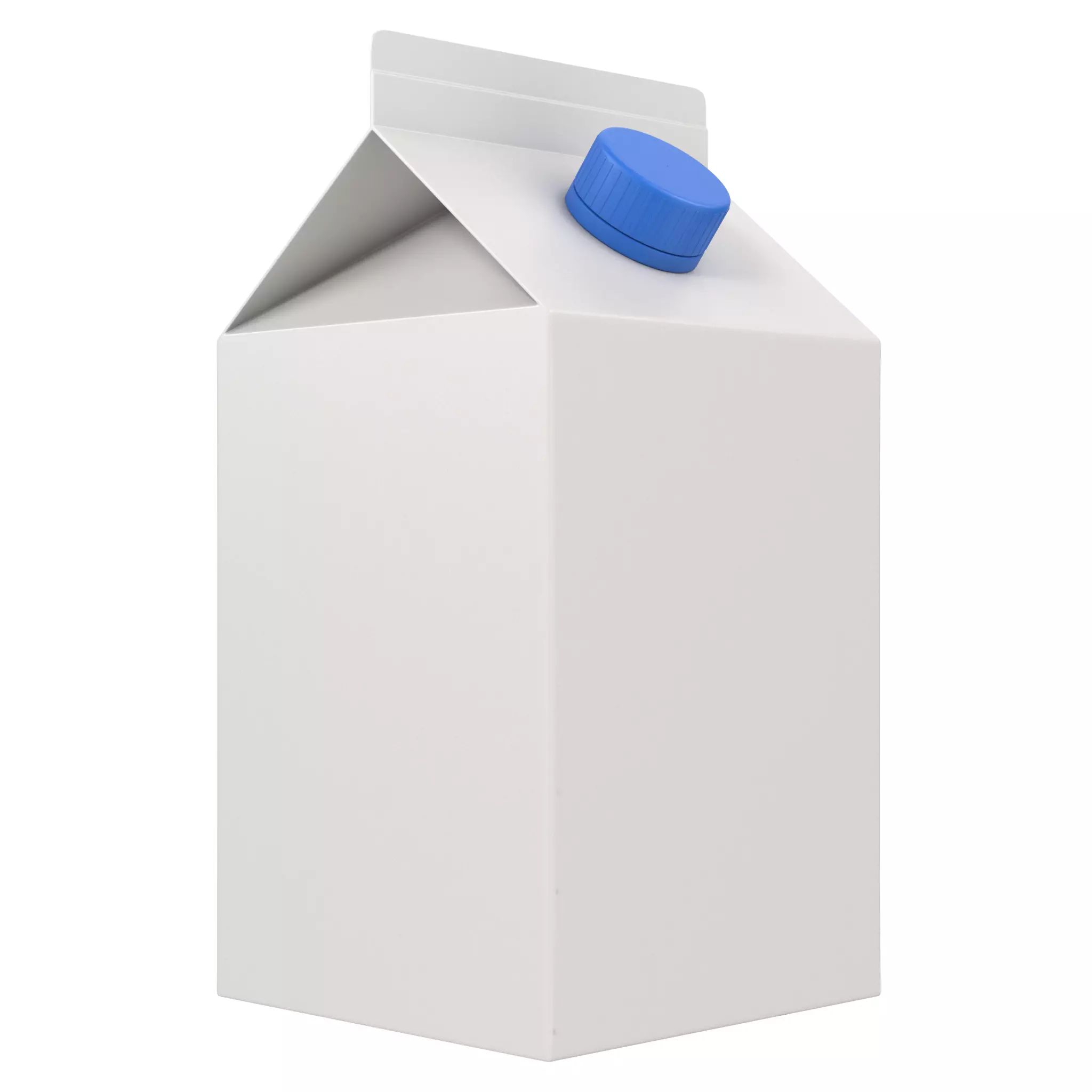 Milk Carton Low-poly 3D model_2
