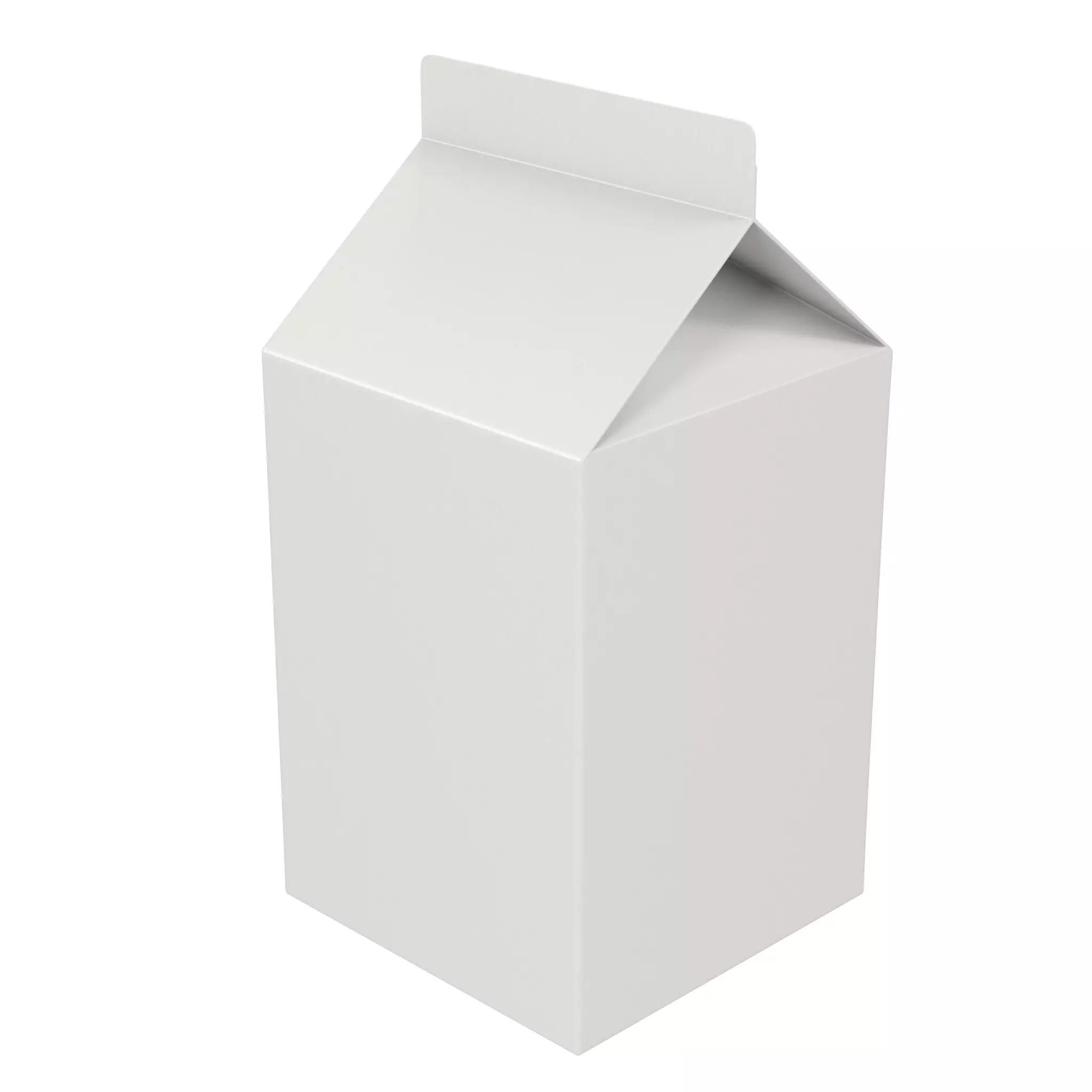 Milk Carton Low-poly 3D model_1