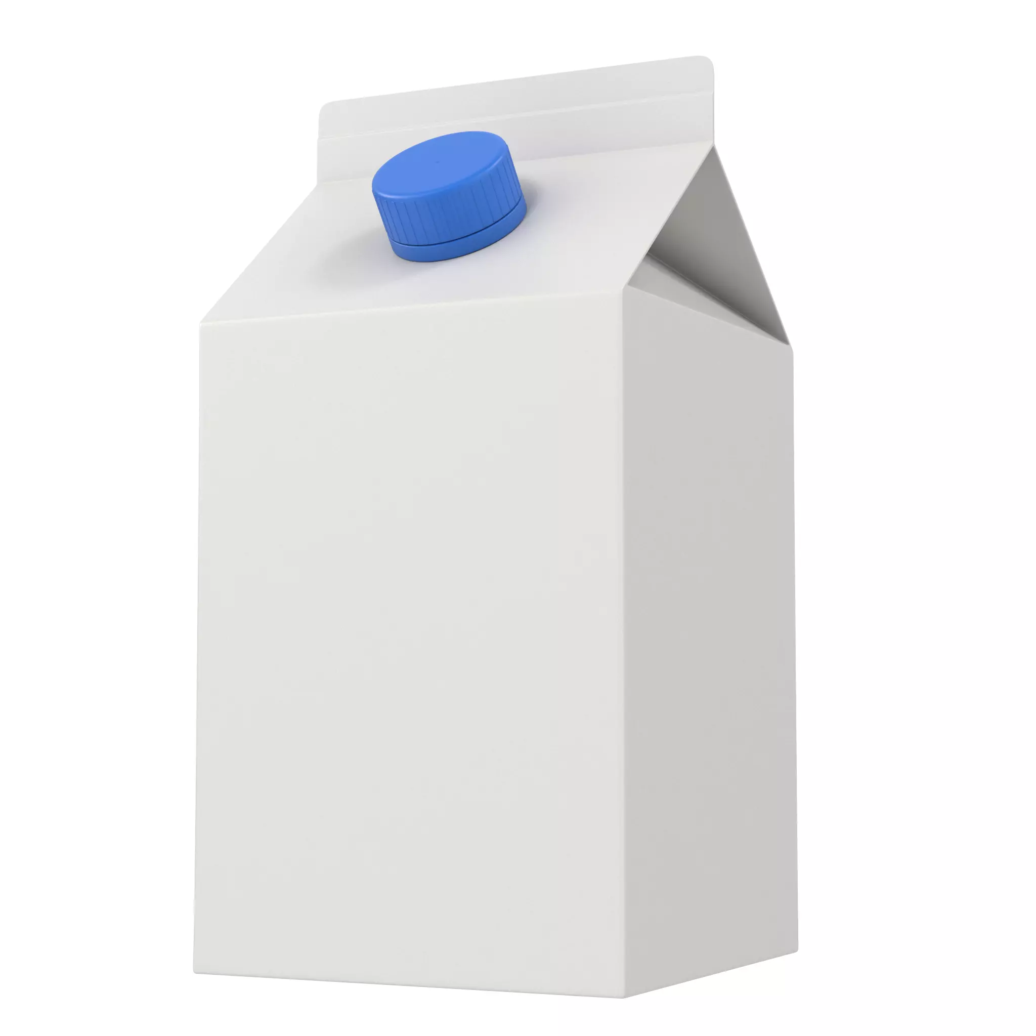 Milk Carton Low-poly 3D model_4