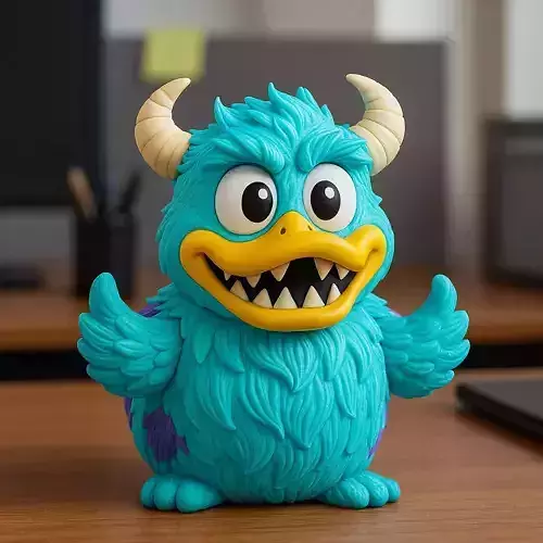 Rubber Duck - James P Sullivan model - 3d print 3D print model