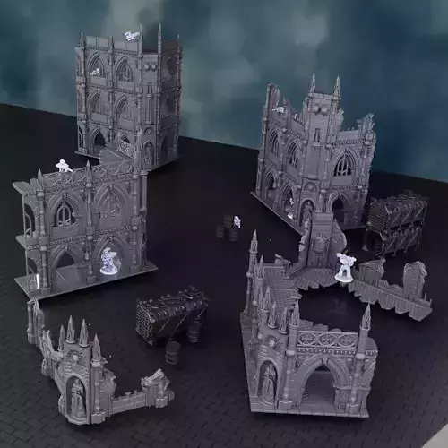 Terrain Ruine Set2 3D print model