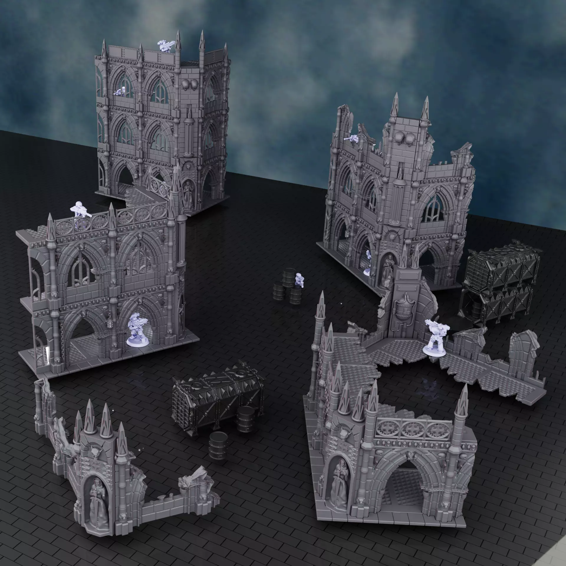 Terrain Ruine Set2 3D print model