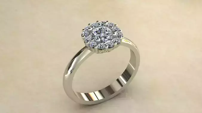 Ring With DIamonds