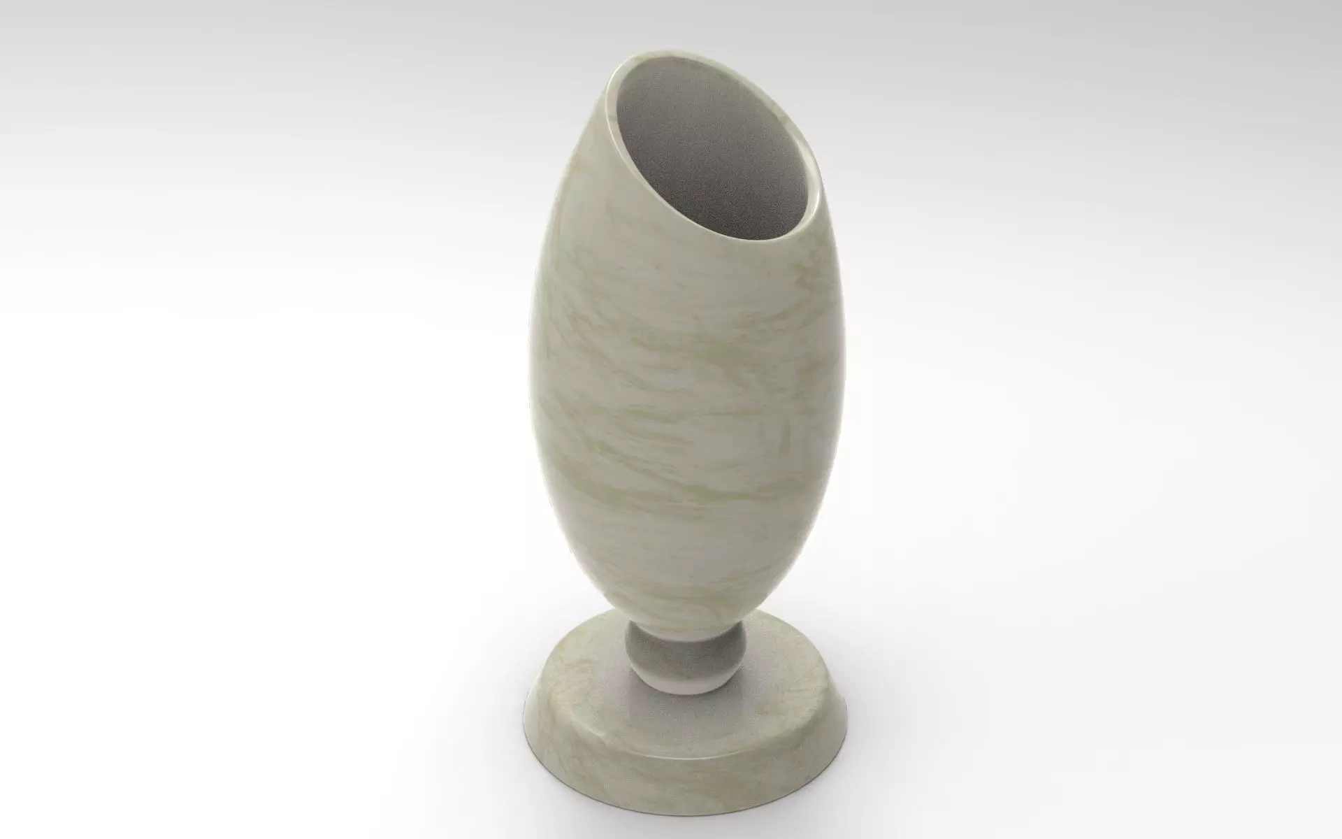 Unny Vase Low-poly 3D model_0