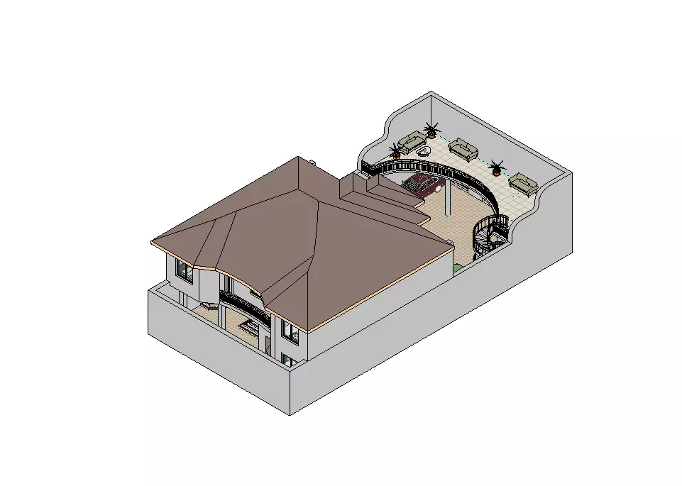 Revit House 03 3D model_10