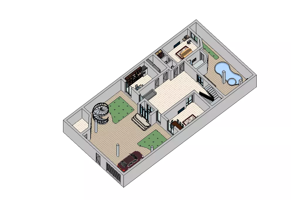 Revit House 03 3D model_17