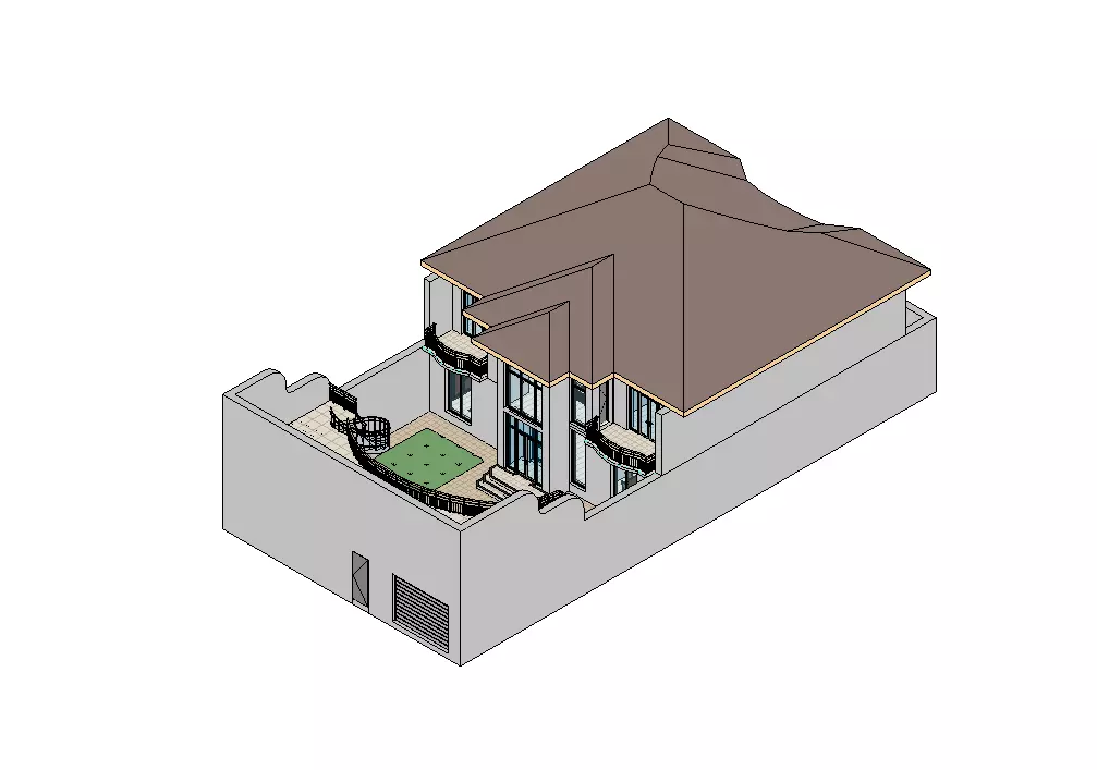 Revit House 03 3D model_6