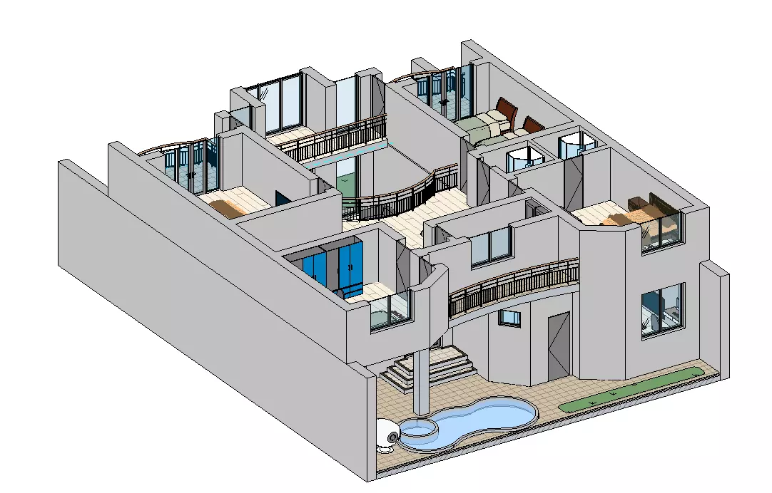 Revit House 03 3D model_15