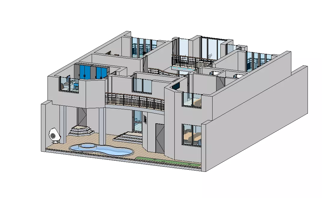 Revit House 03 3D model_14