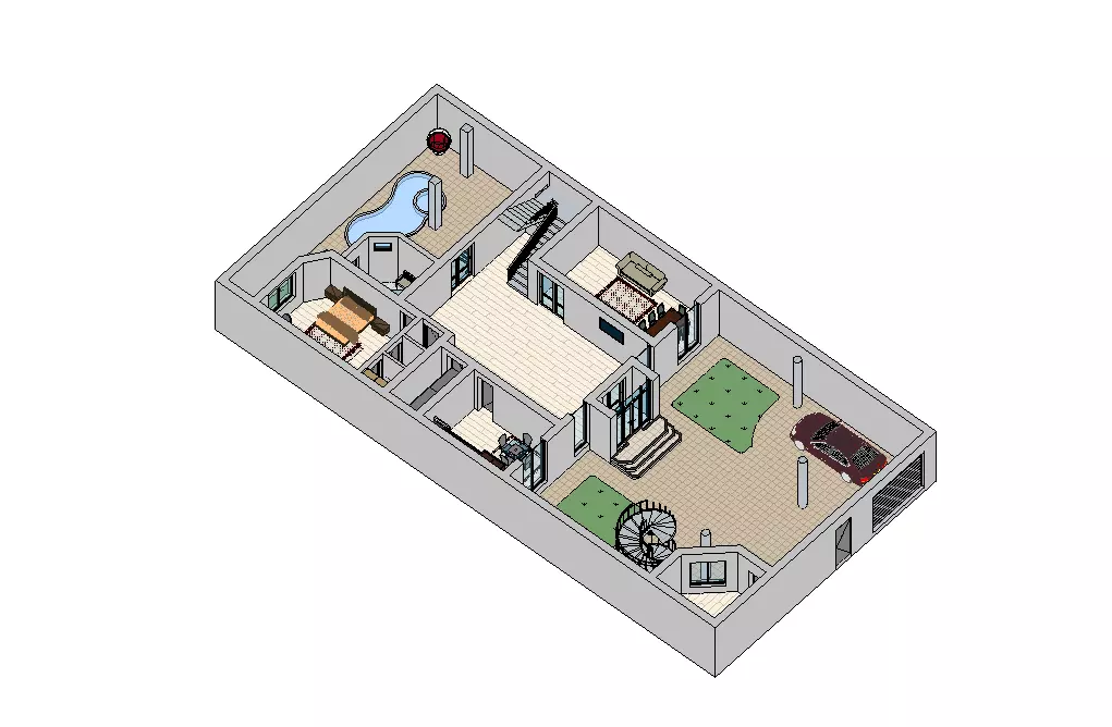Revit House 03 3D model_18