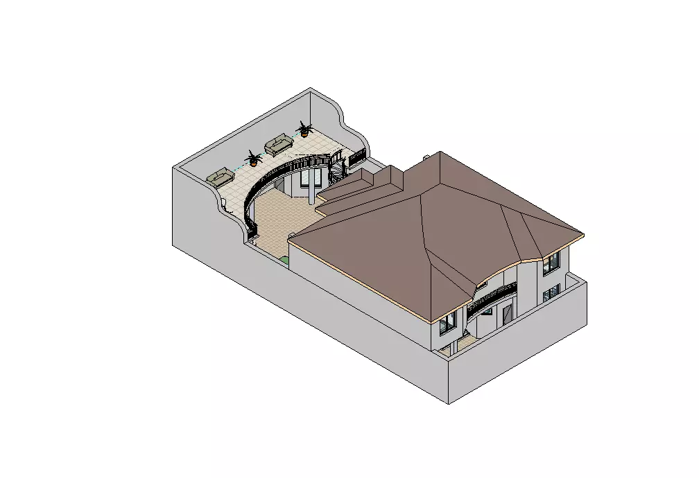 Revit House 03 3D model_3