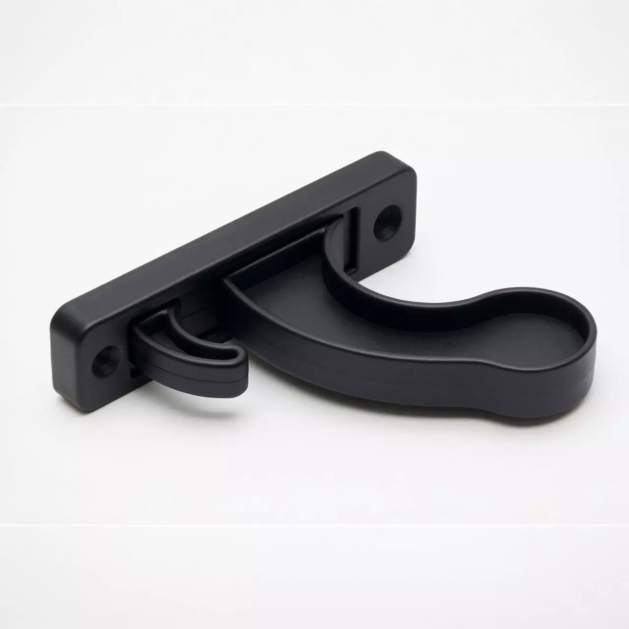 Hook for hanging helmet and key 3D print model_2