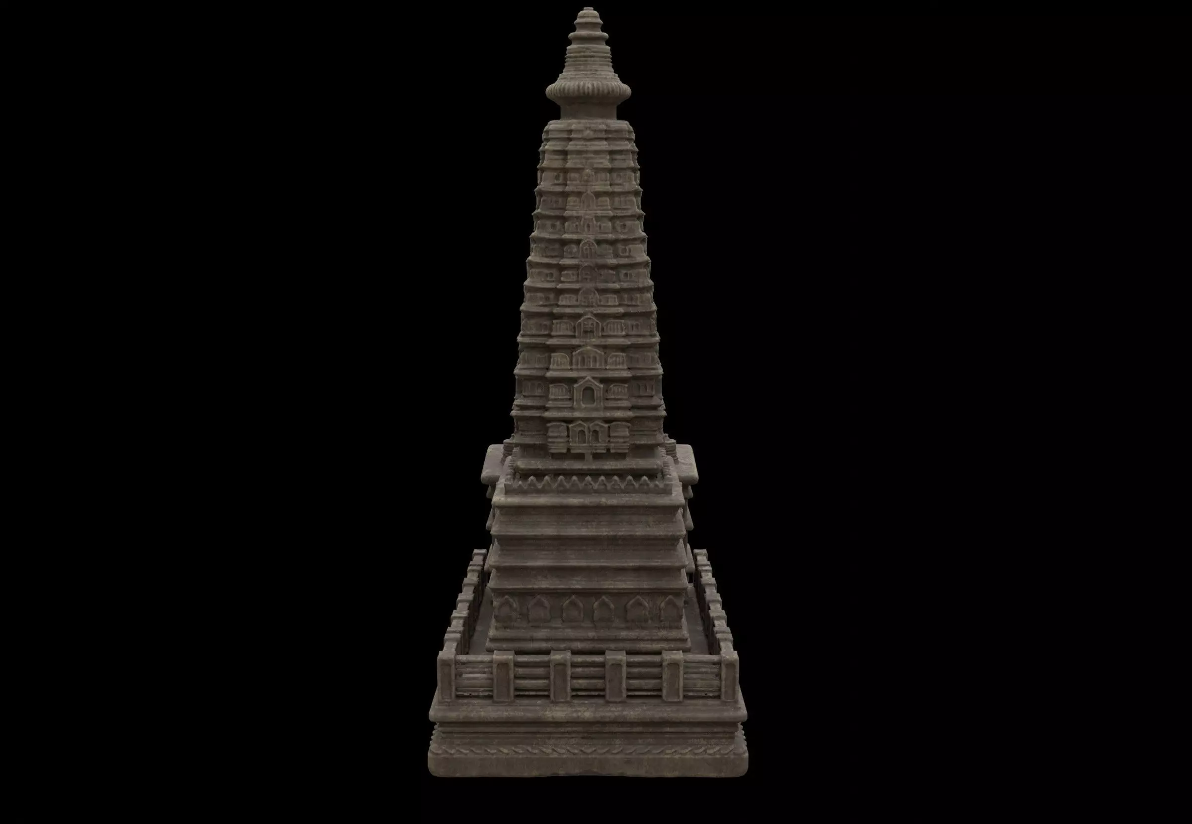 ancient building 3D model_4