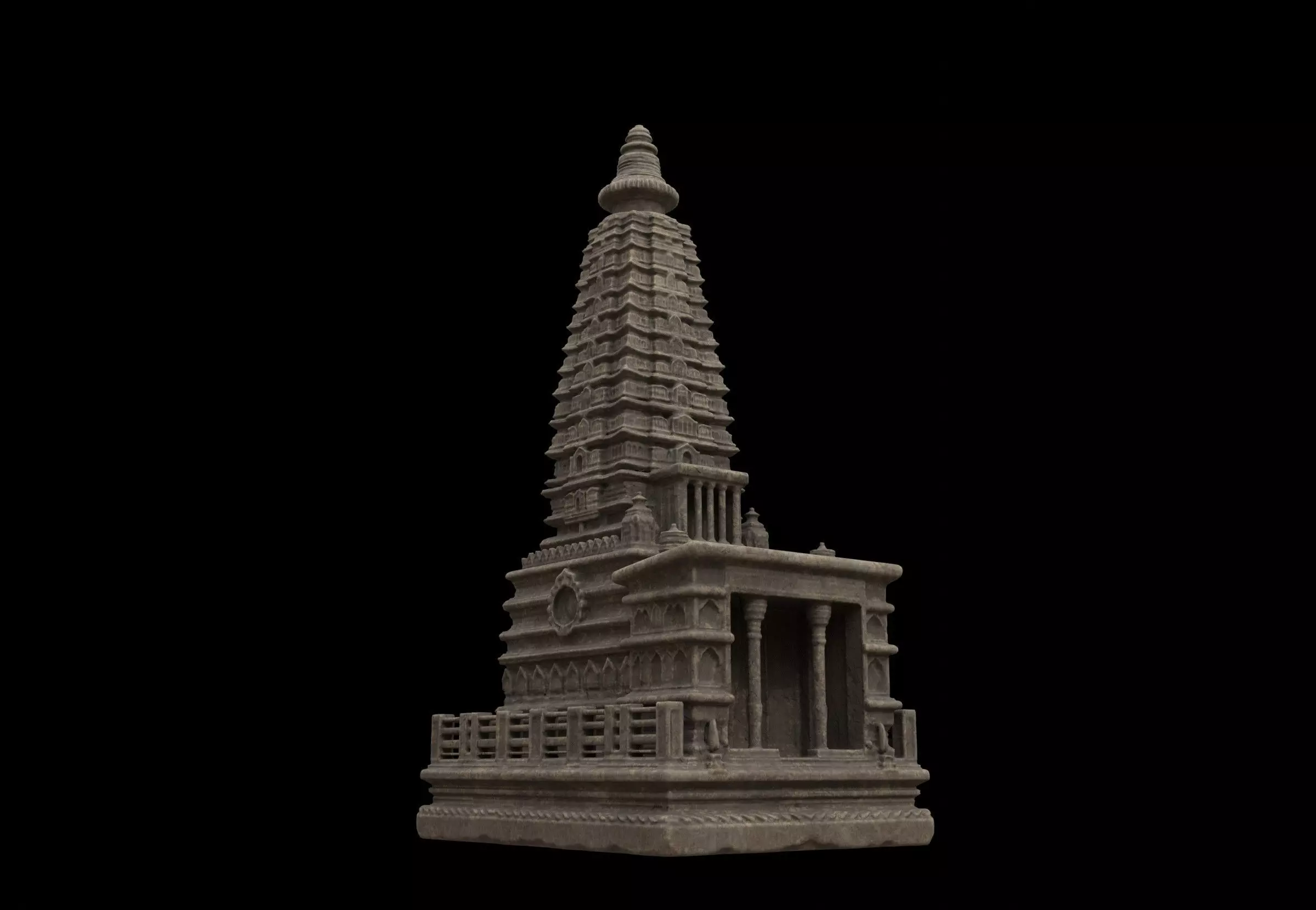 ancient building 3D model_5