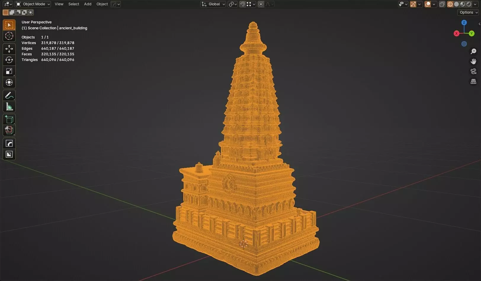 ancient building 3D model_13