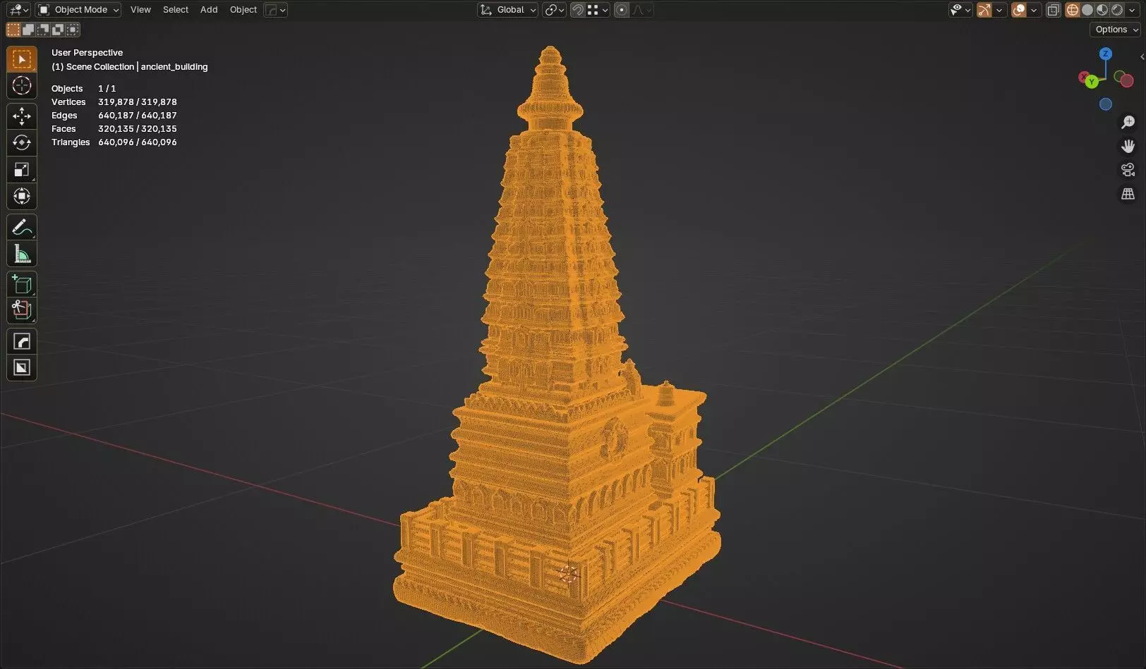 ancient building 3D model_12