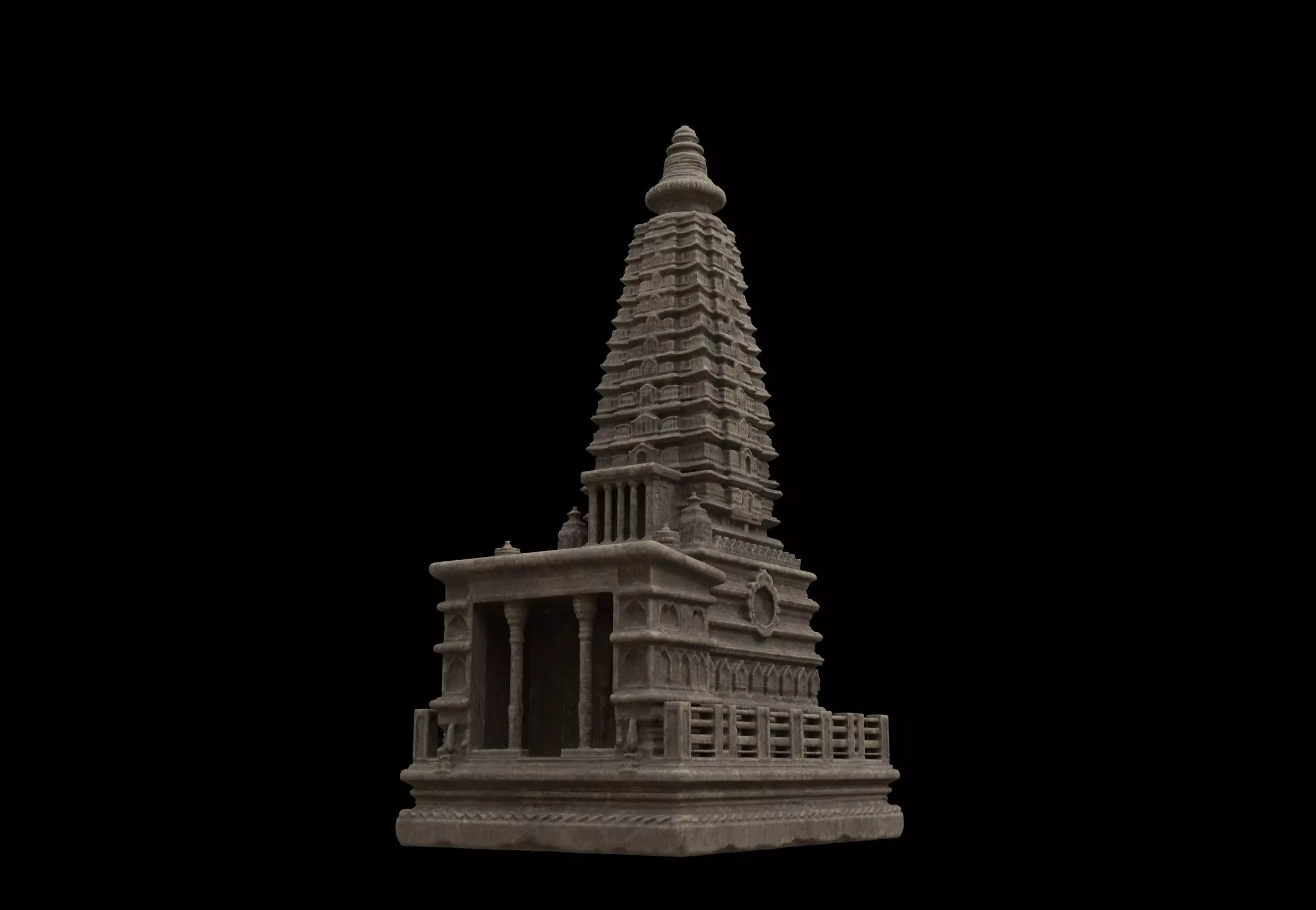 ancient building 3D model_6