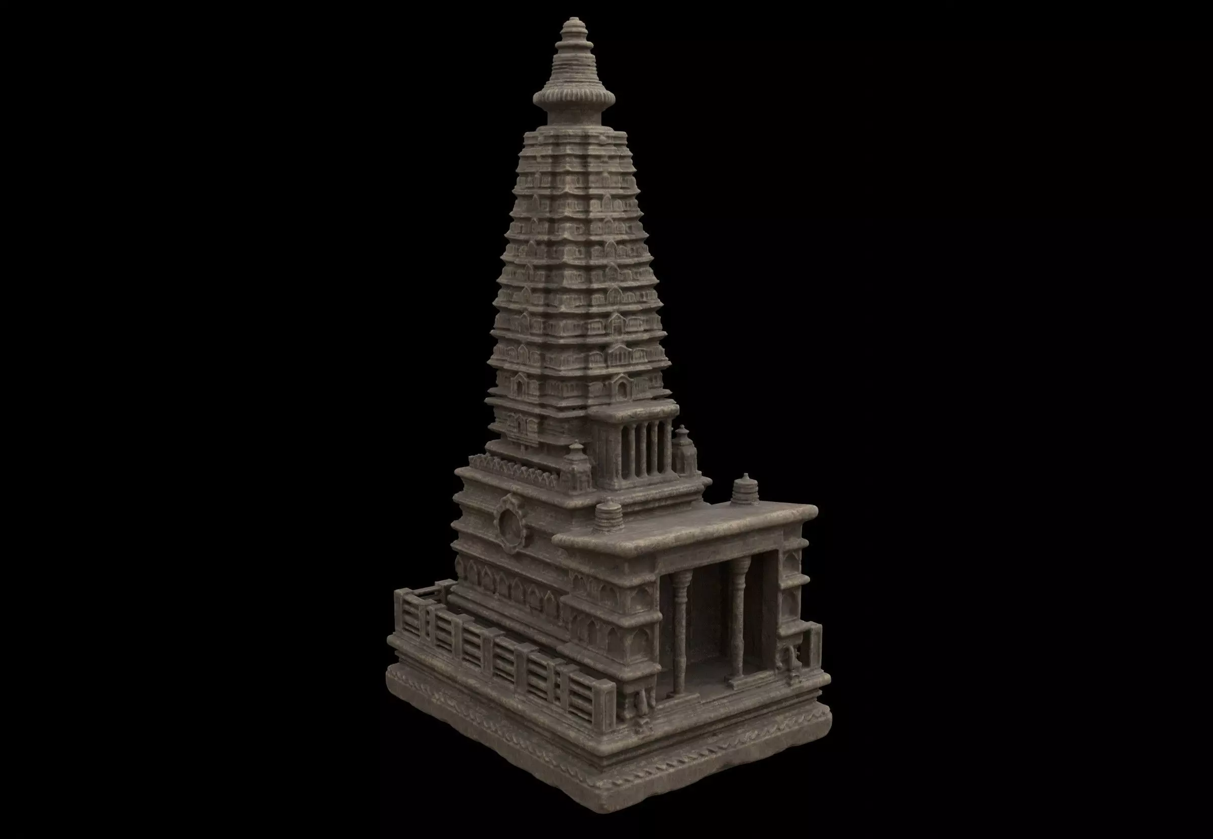 ancient building 3D model_0