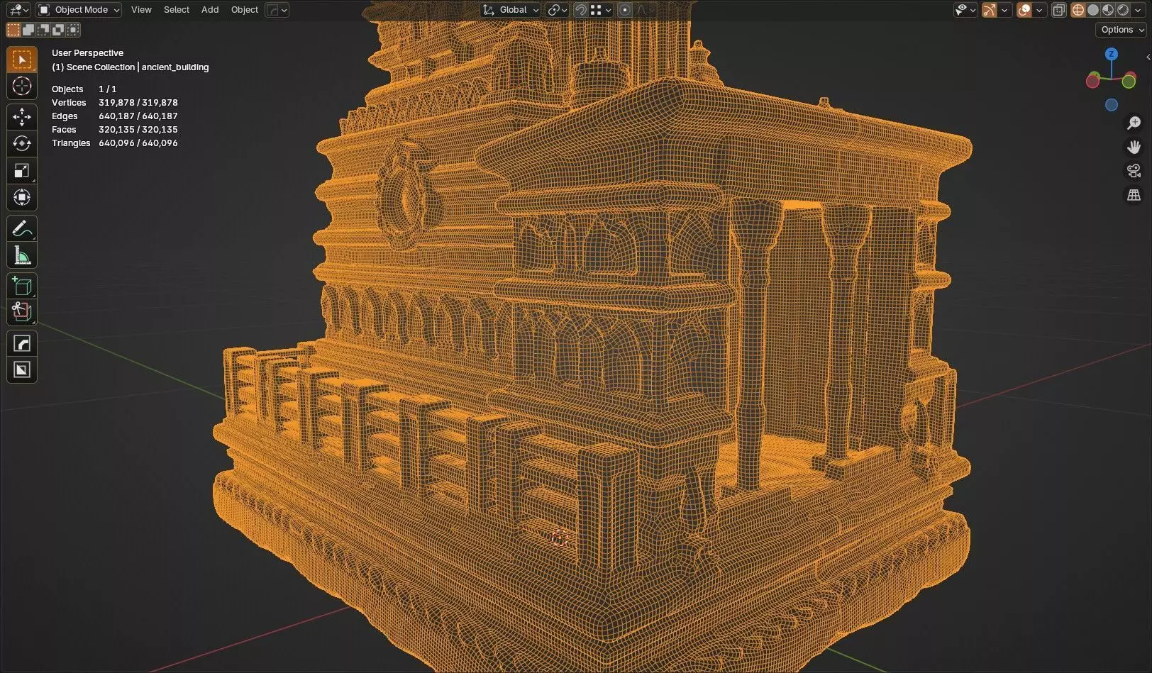ancient building 3D model_15