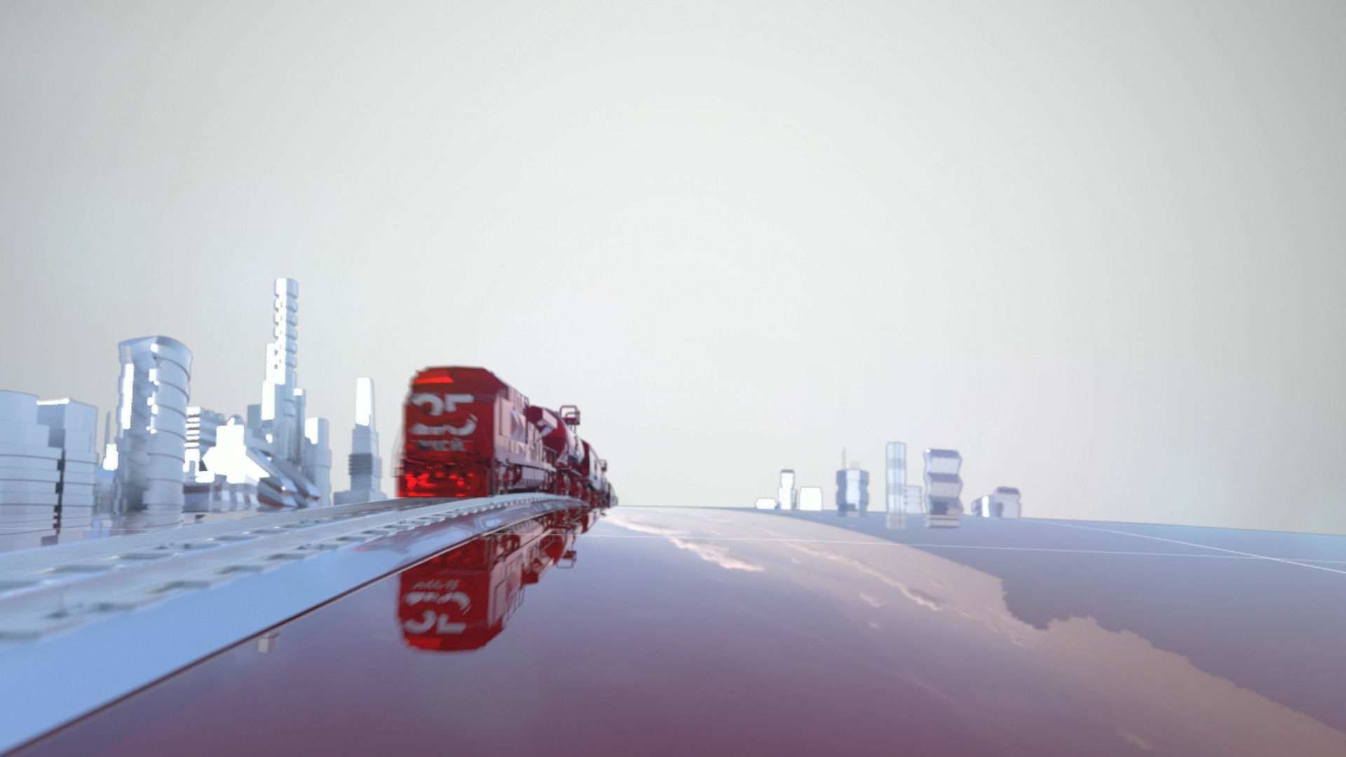 Earth stylized for motion graphics Low-poly 3D model_4