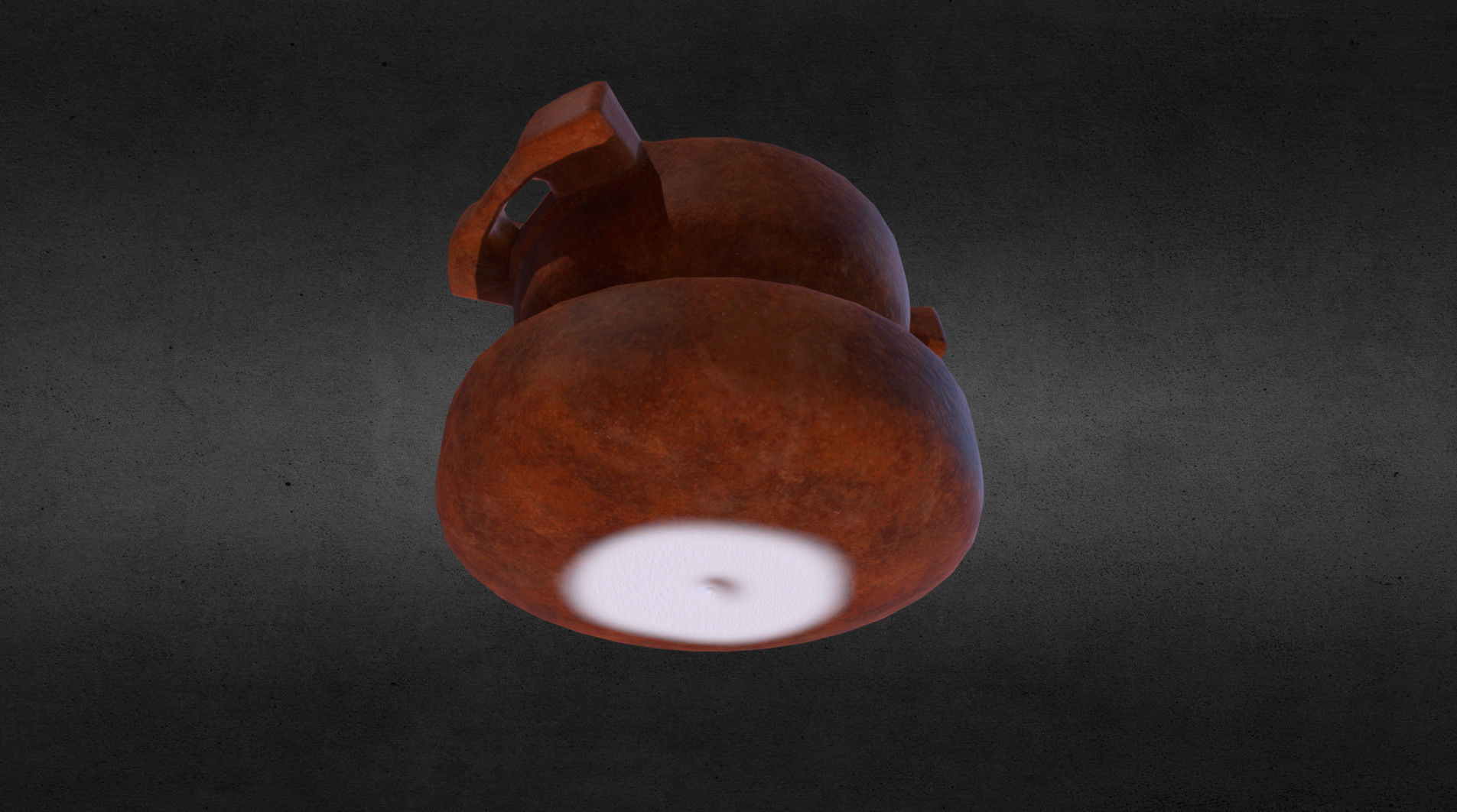Game Asset - Fine rust vase - Low Poly Low-poly 3D model_3