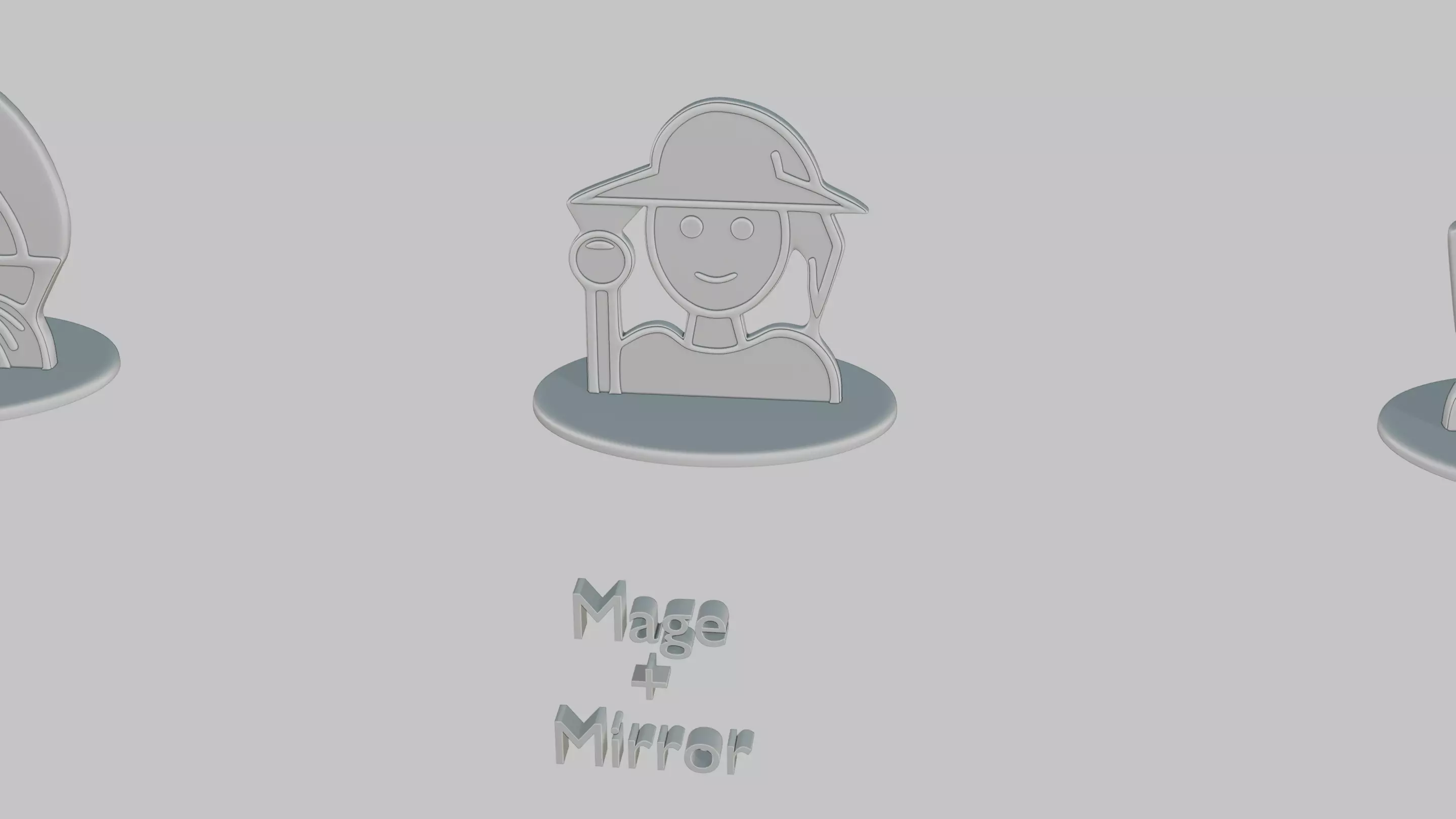 Character Icon Medium Pack Emoji Statues 3D print model_49