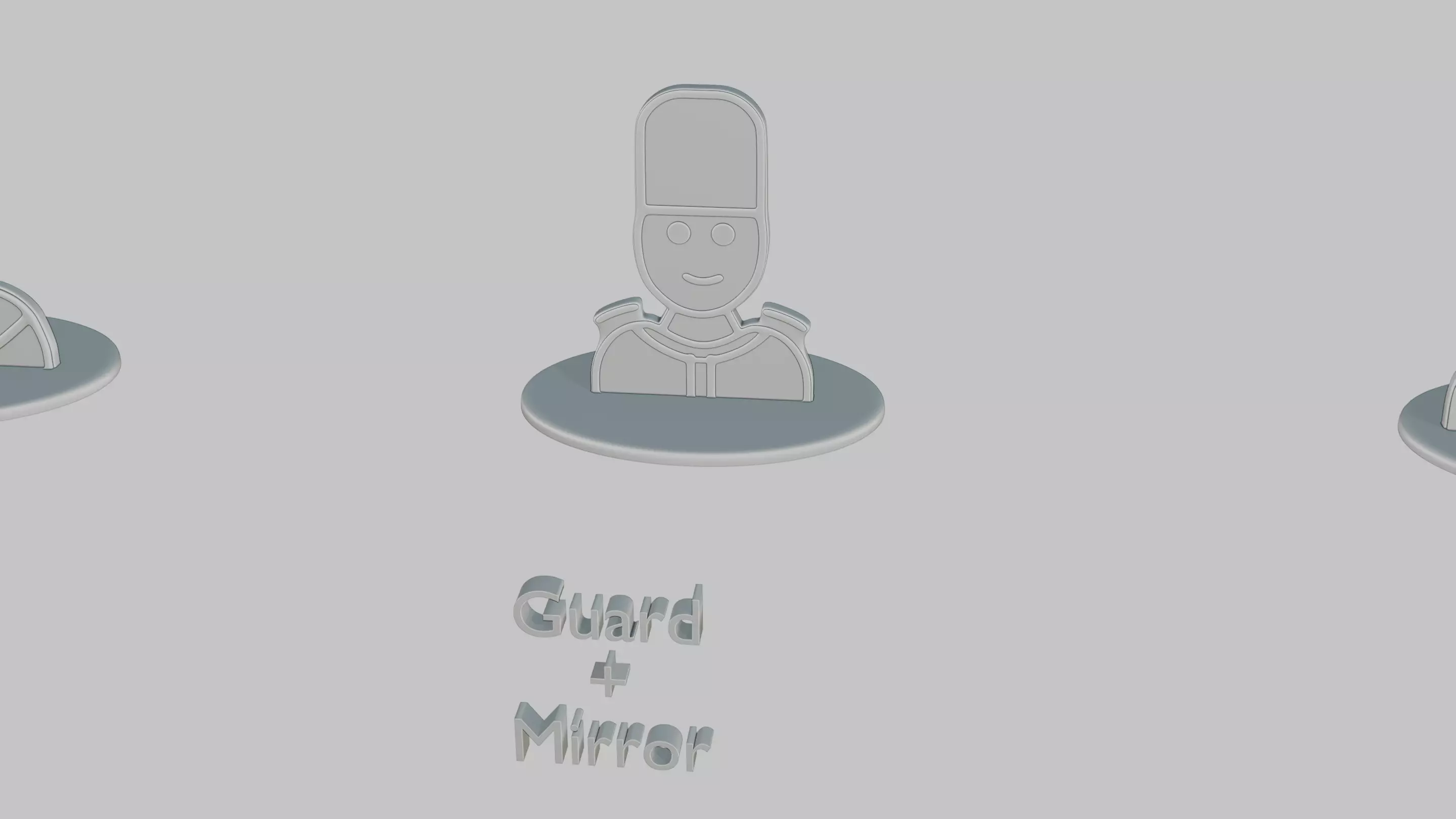 Character Icon Medium Pack Emoji Statues 3D print model_35