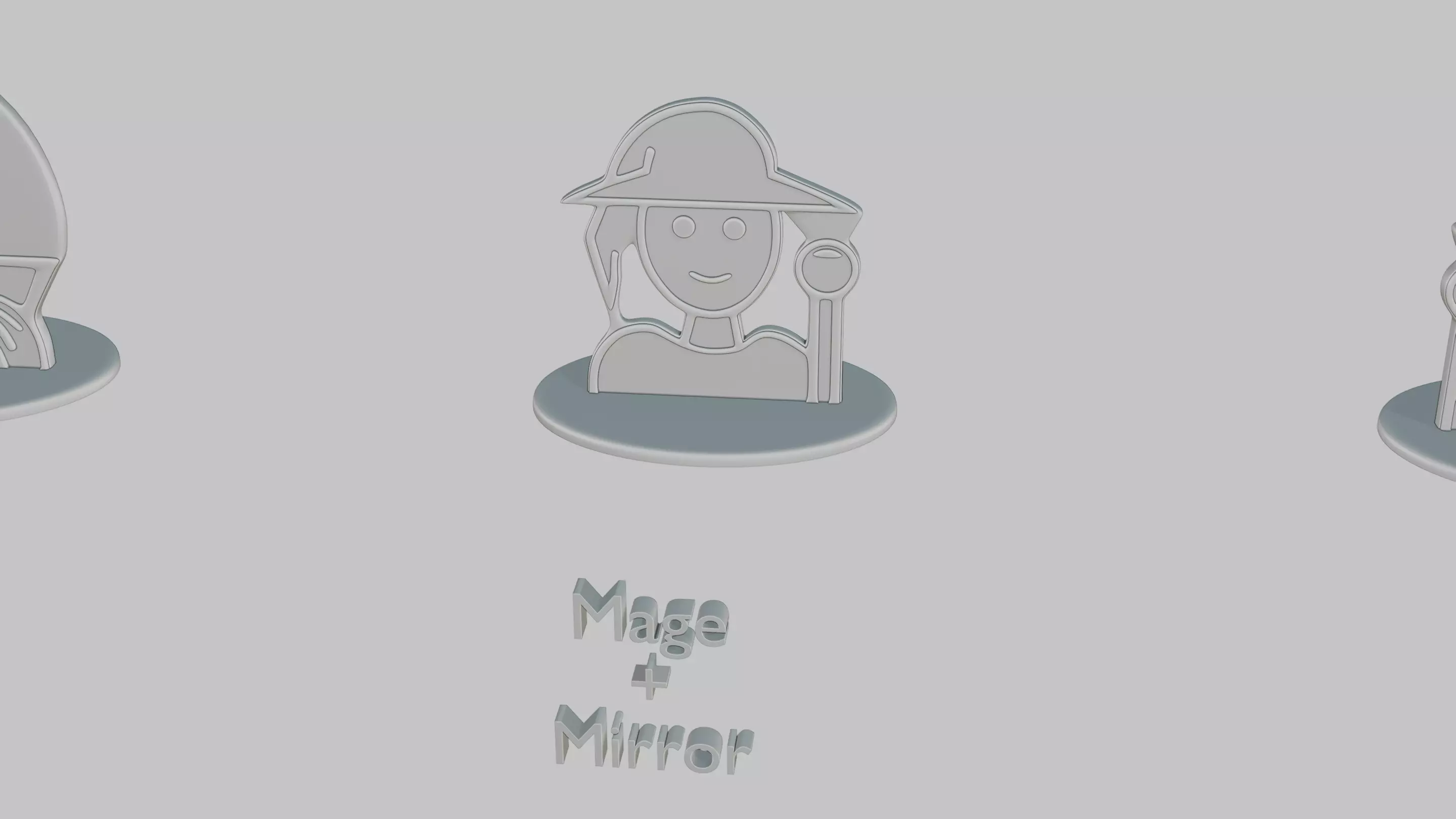 Character Icon Medium Pack Emoji Statues 3D print model_50