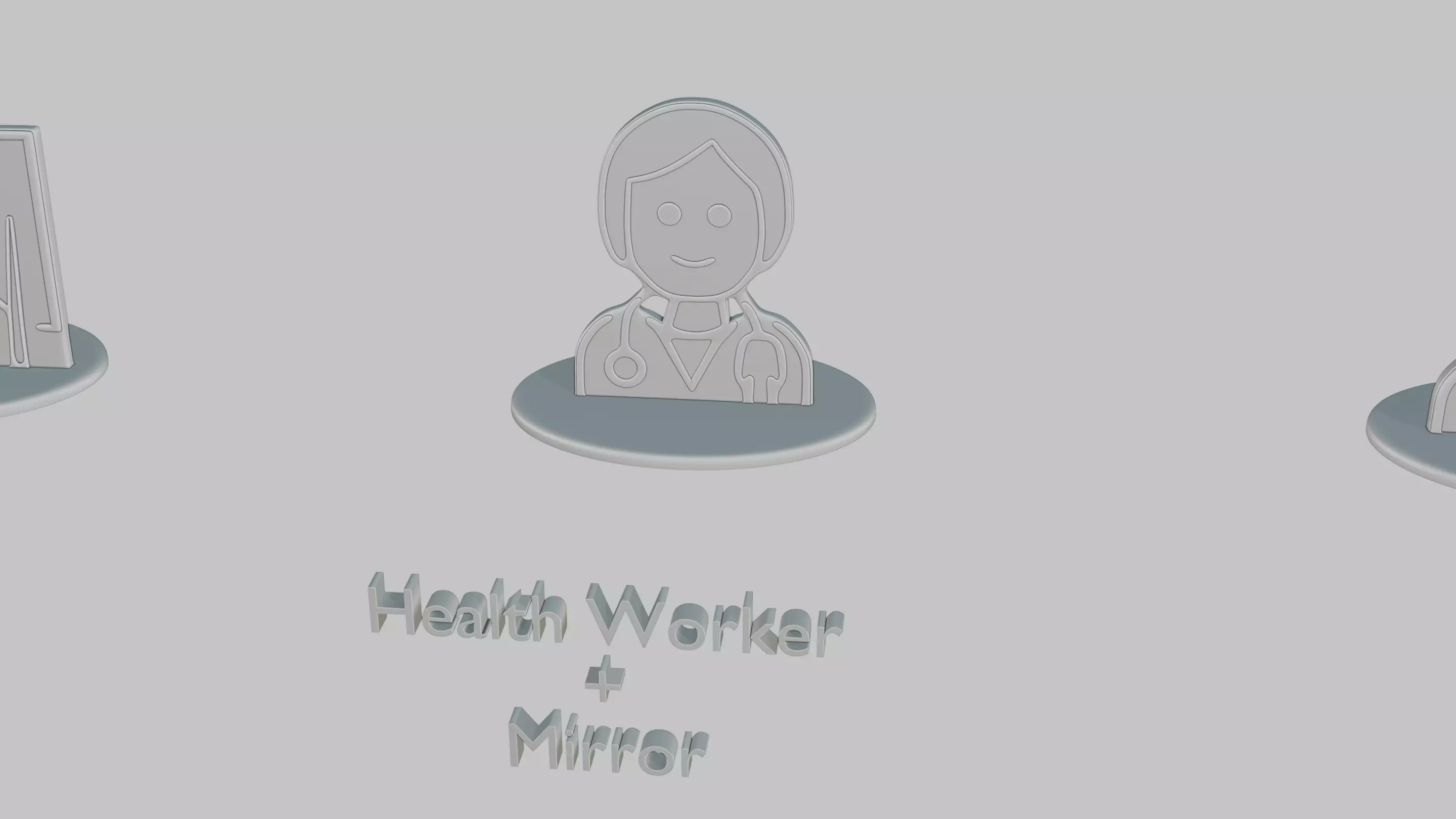 Character Icon Medium Pack Emoji Statues 3D print model_20