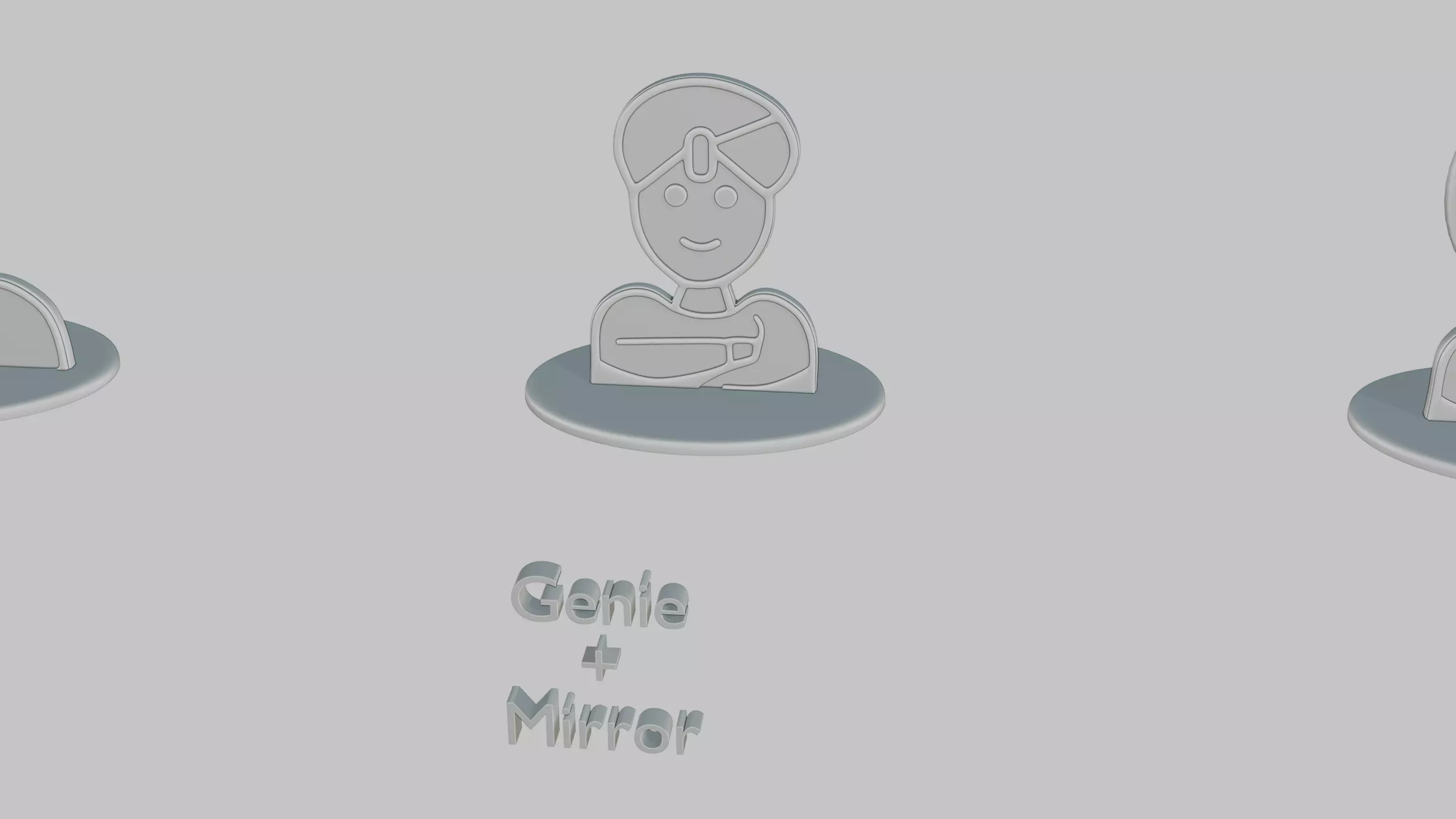 Character Icon Medium Pack Emoji Statues 3D print model_58