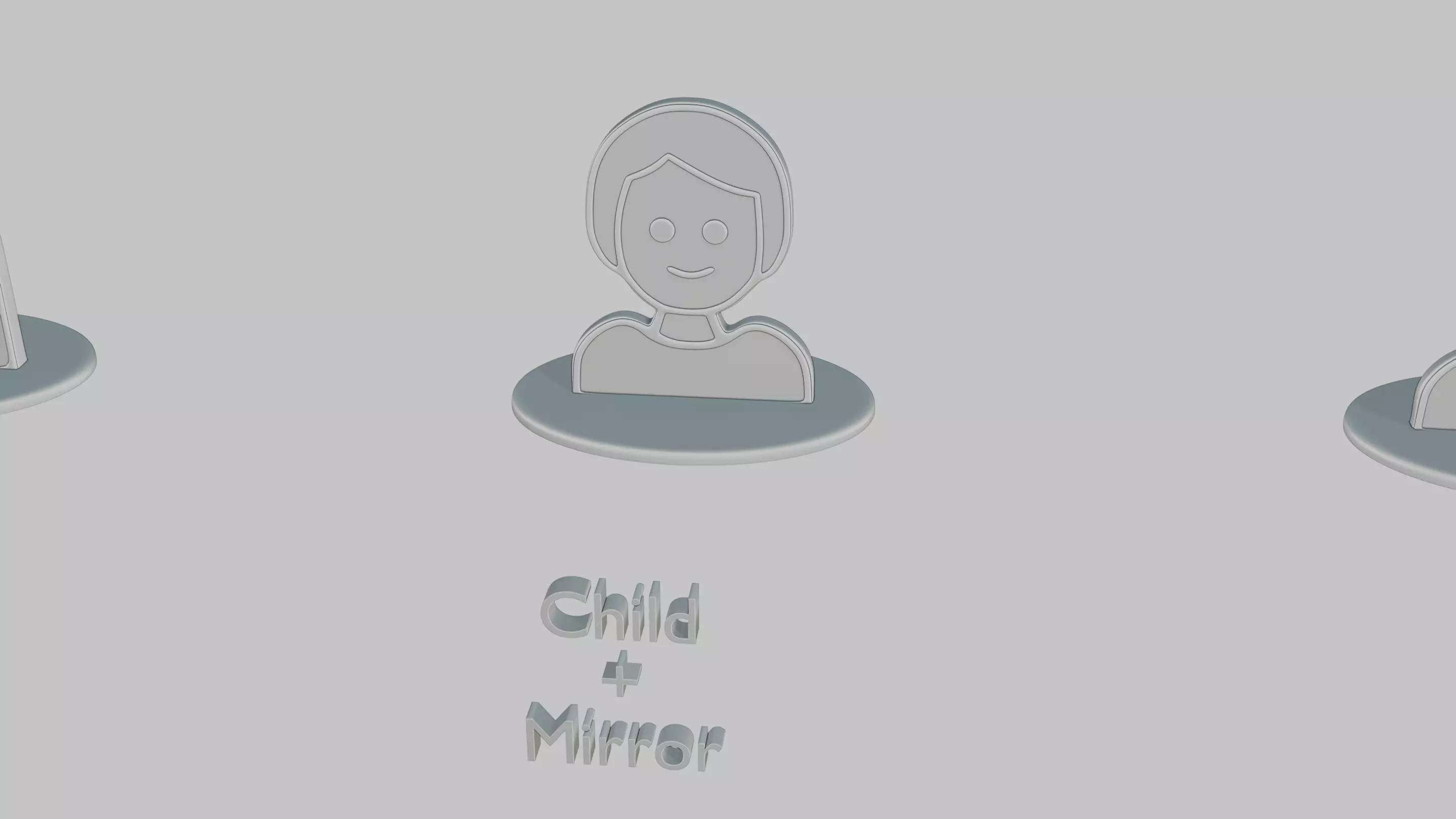 Character Icon Medium Pack Emoji Statues 3D print model_3