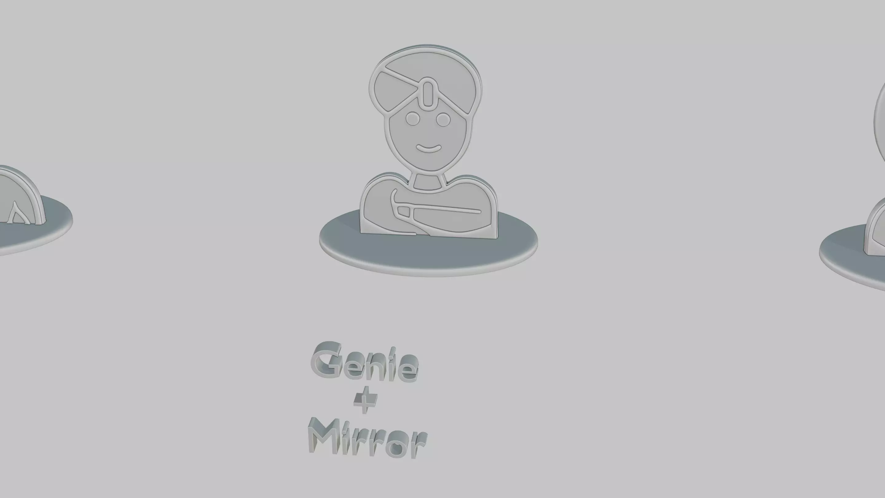 Character Icon Medium Pack Emoji Statues 3D print model_57