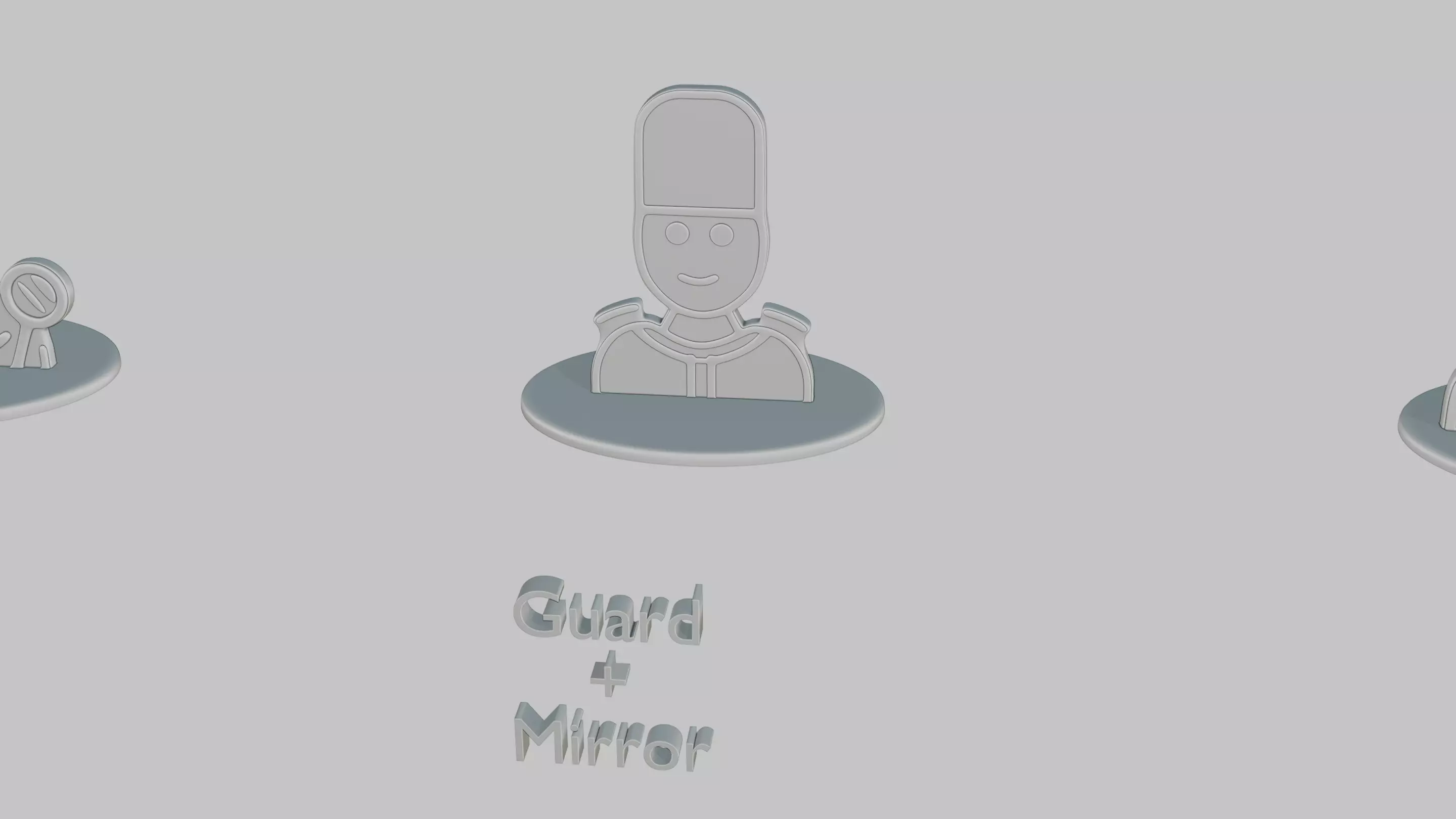 Character Icon Medium Pack Emoji Statues 3D print model_36