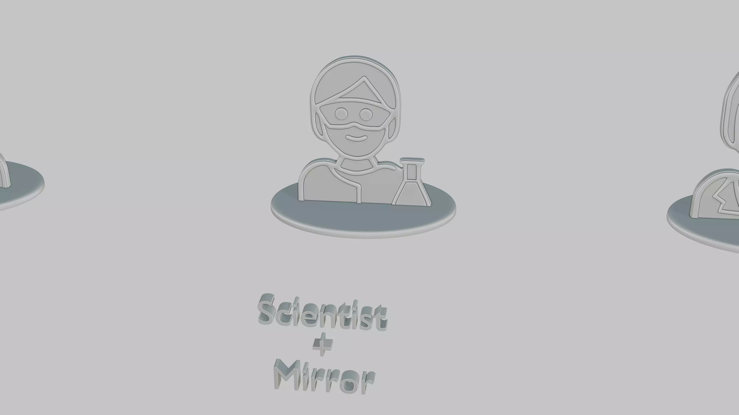 Character Icon Medium Pack Emoji Statues 3D print model_22