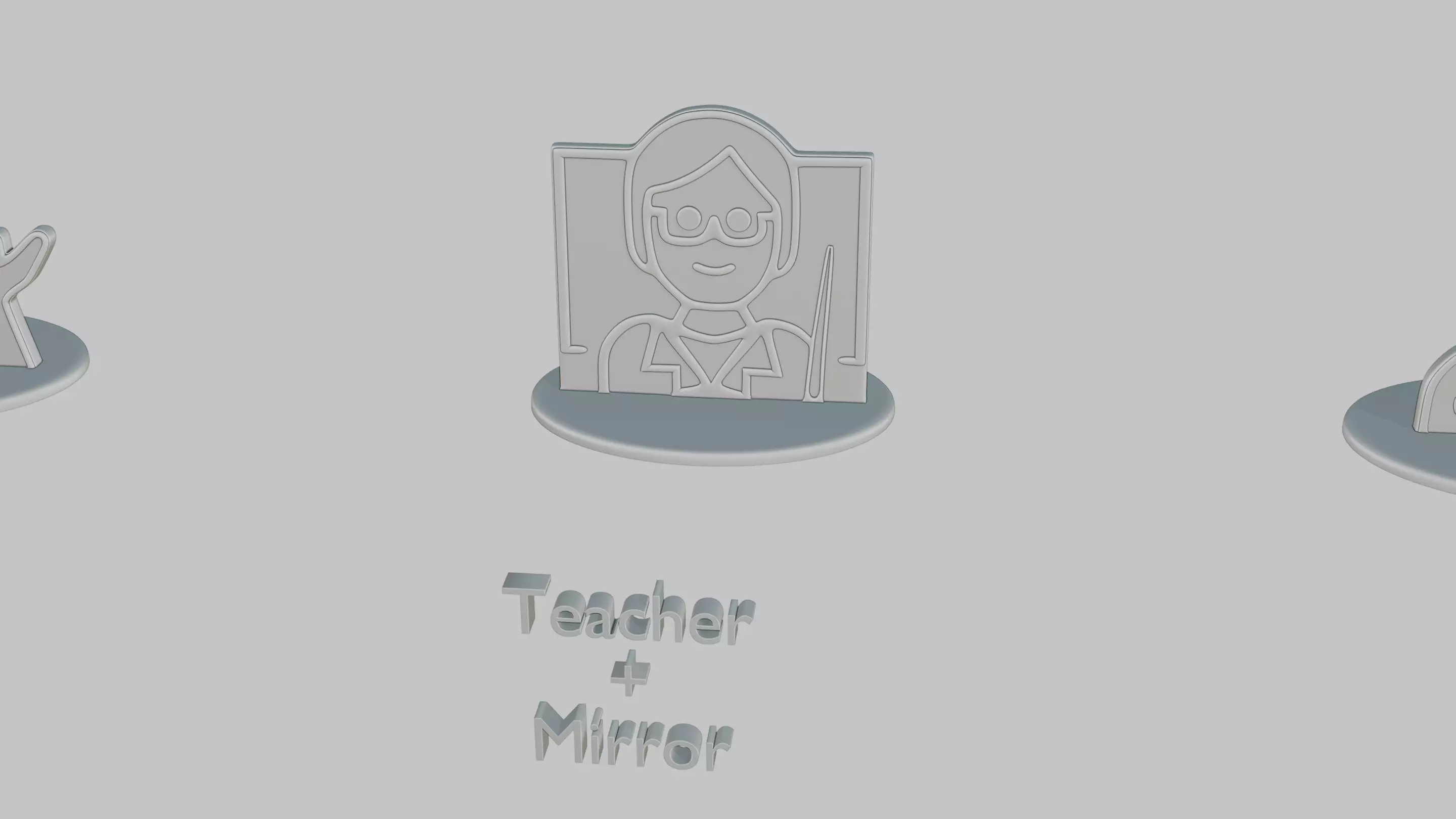 Character Icon Medium Pack Emoji Statues 3D print model_18