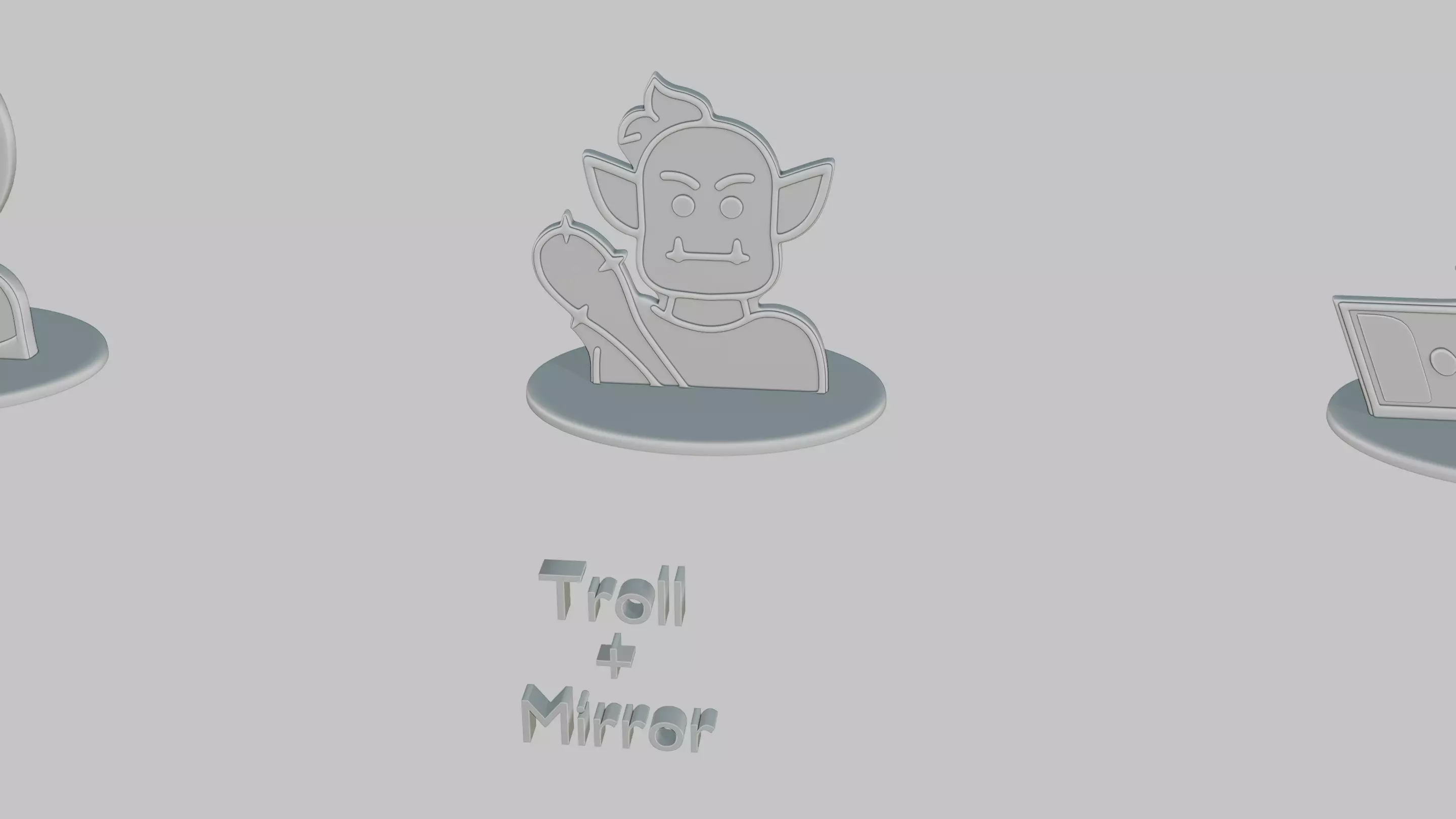 Character Icon Medium Pack Emoji Statues 3D print model_61