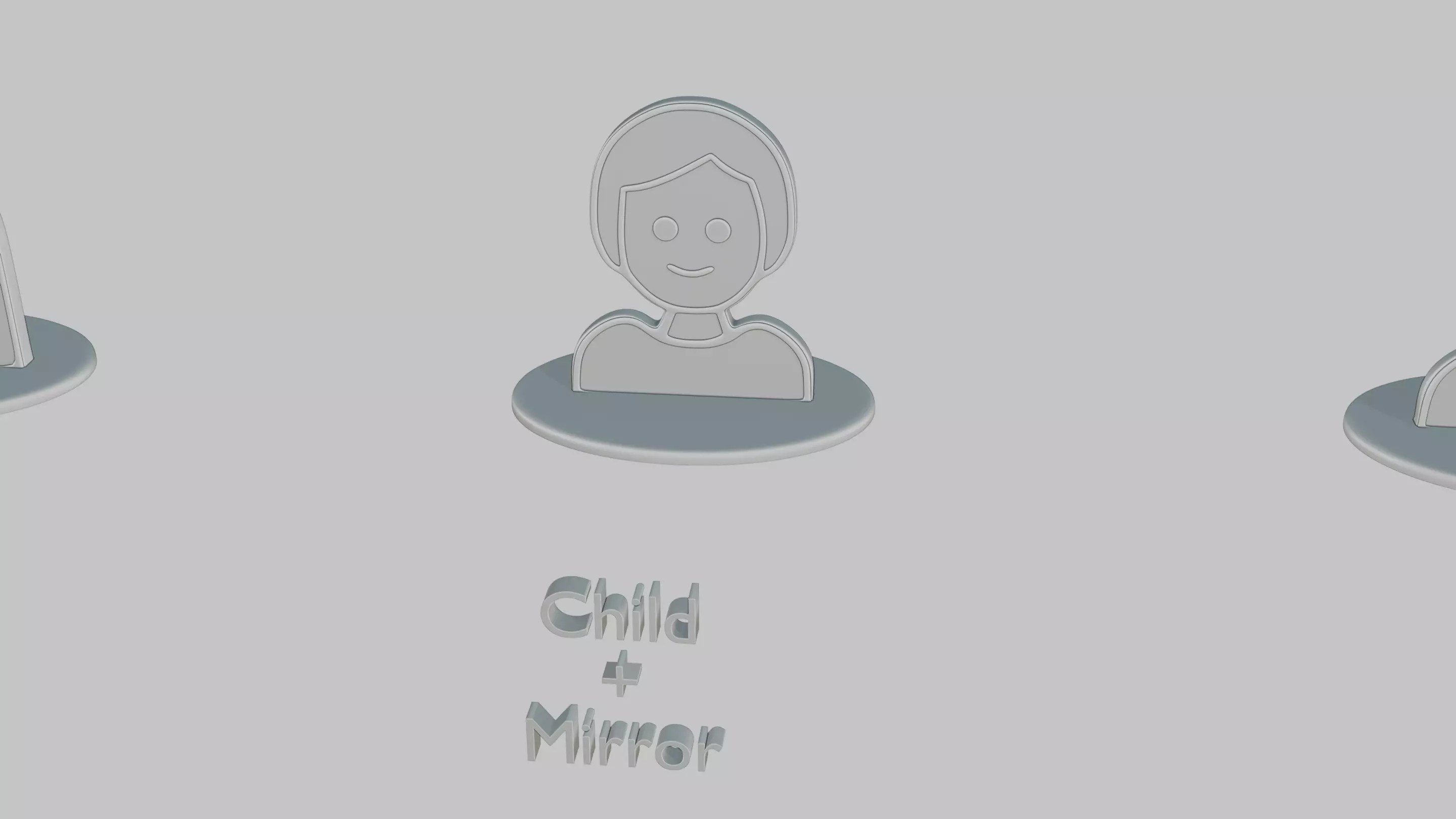 Character Icon Medium Pack Emoji Statues 3D print model_4