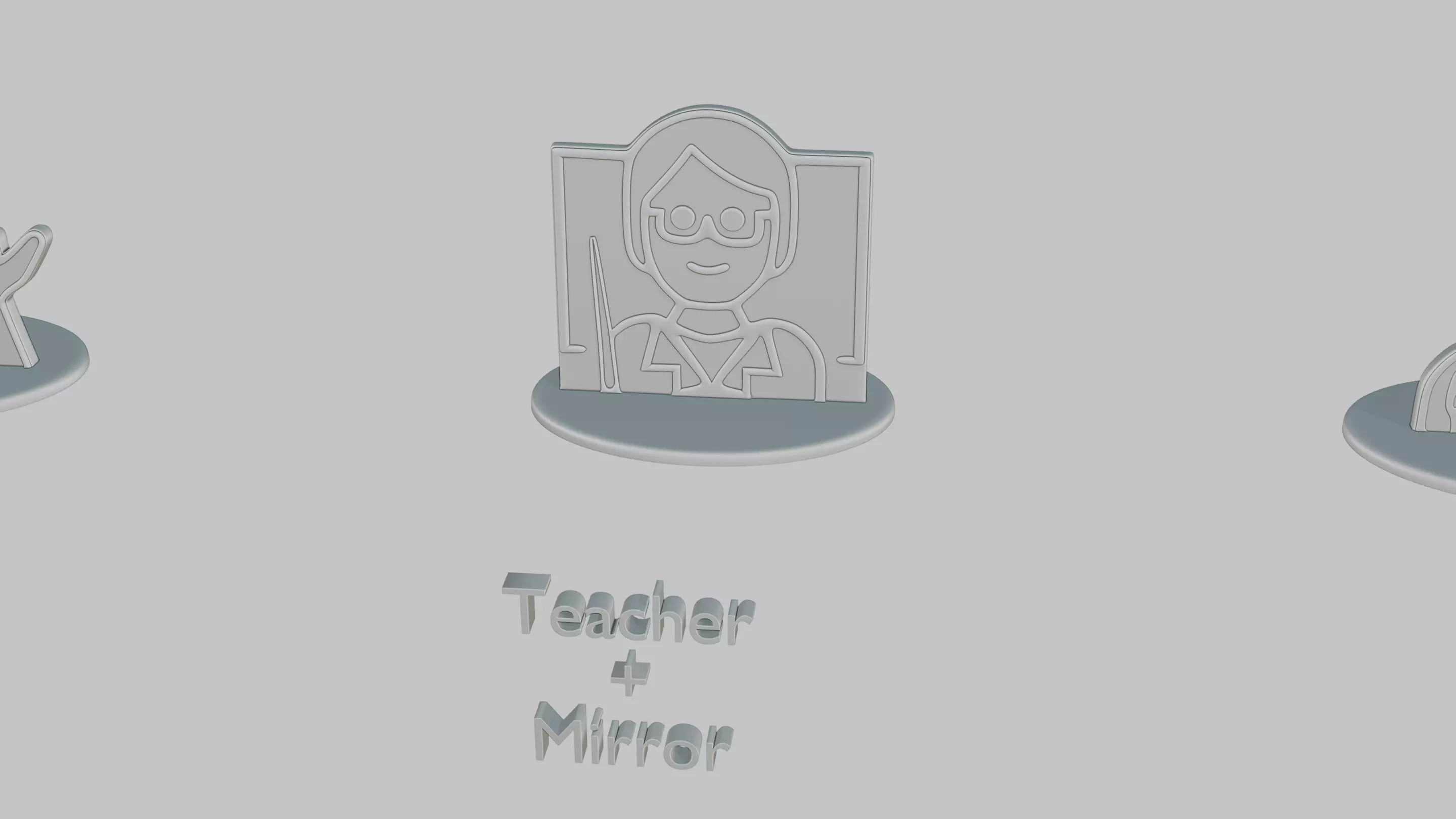 Character Icon Medium Pack Emoji Statues 3D print model_17