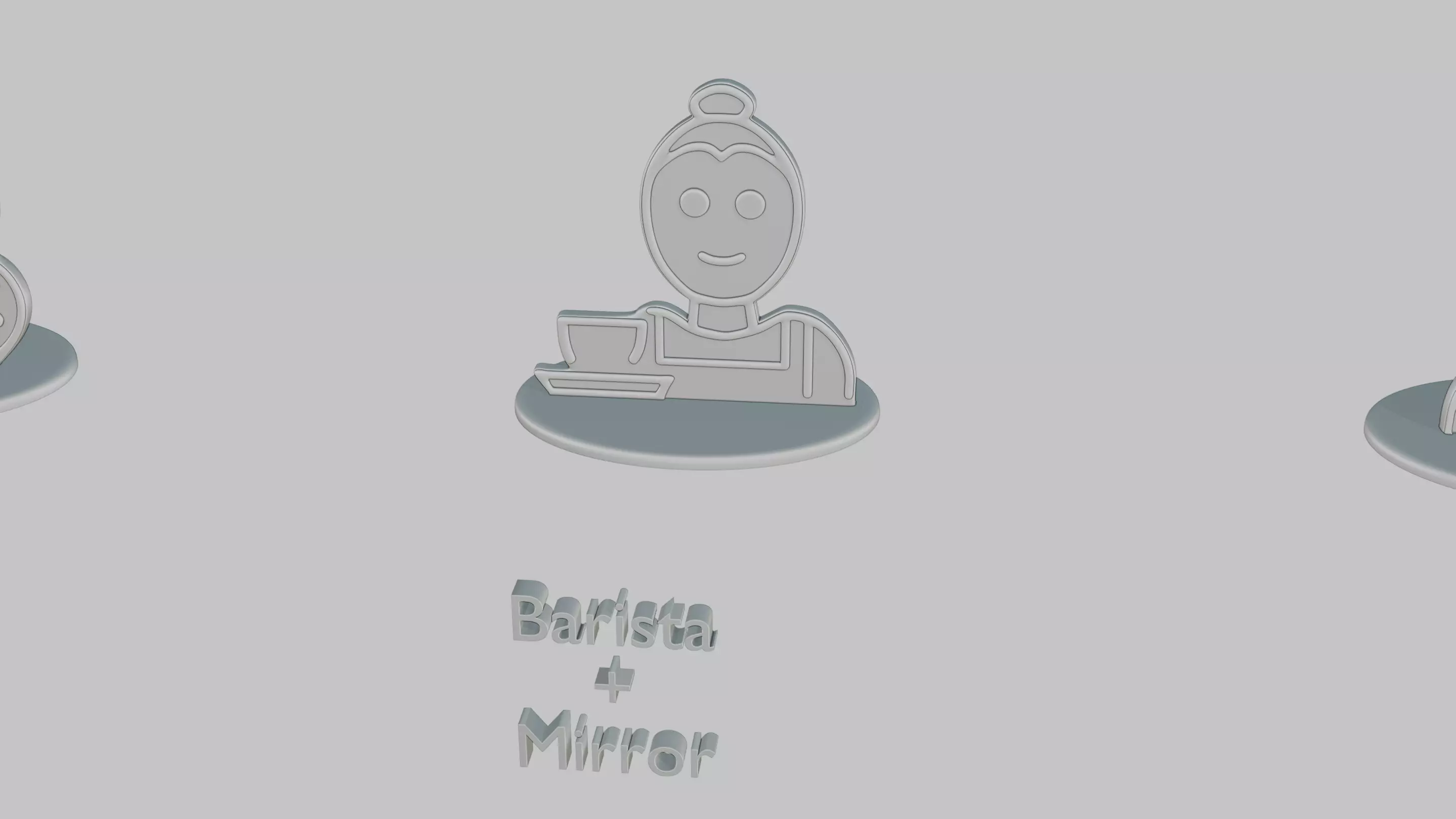 Character Icon Medium Pack Emoji Statues 3D print model_27