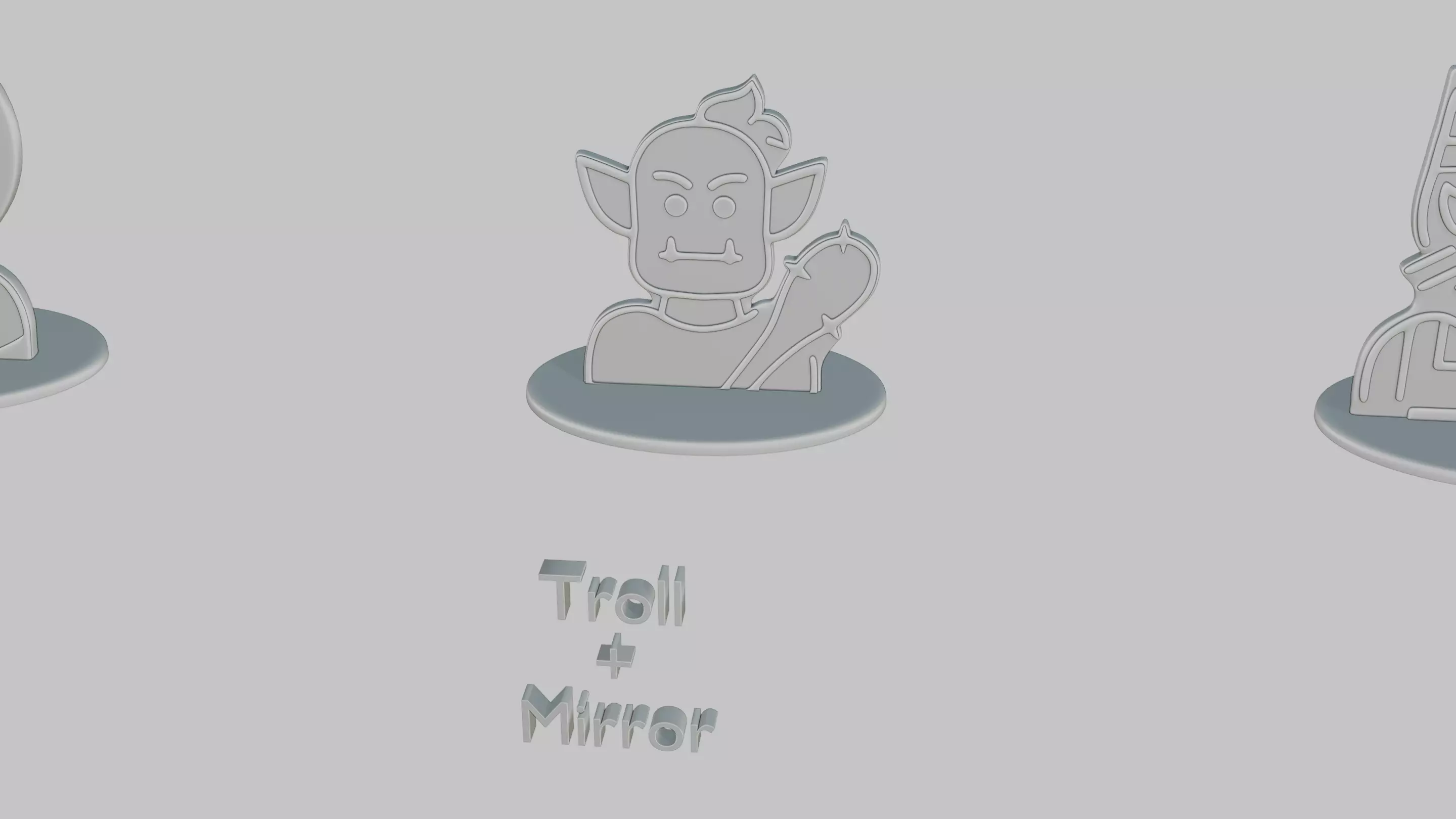 Character Icon Medium Pack Emoji Statues 3D print model_62