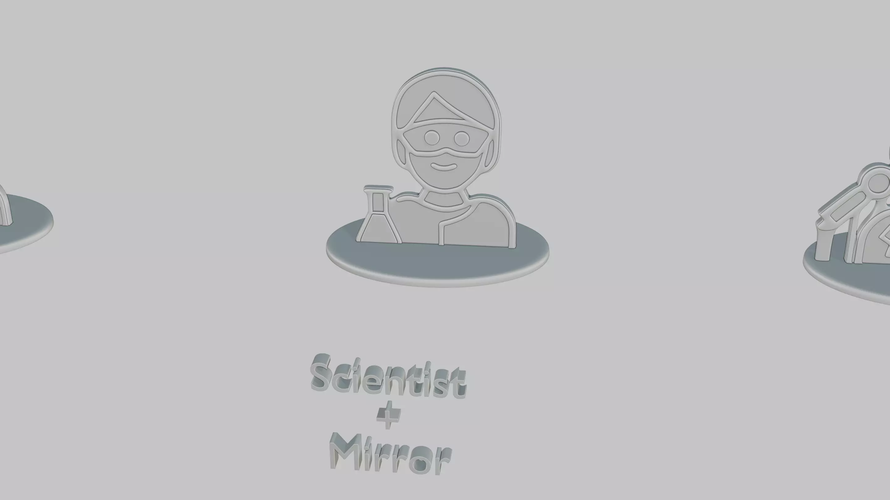 Character Icon Medium Pack Emoji Statues 3D print model_21