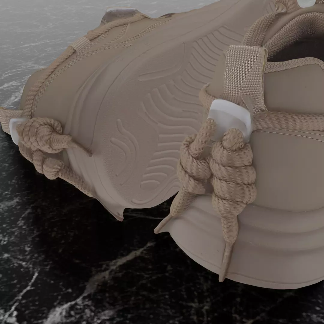 FREE URBAN FASHION SNEAKER 3D MODEL Free low-poly 3D model_9