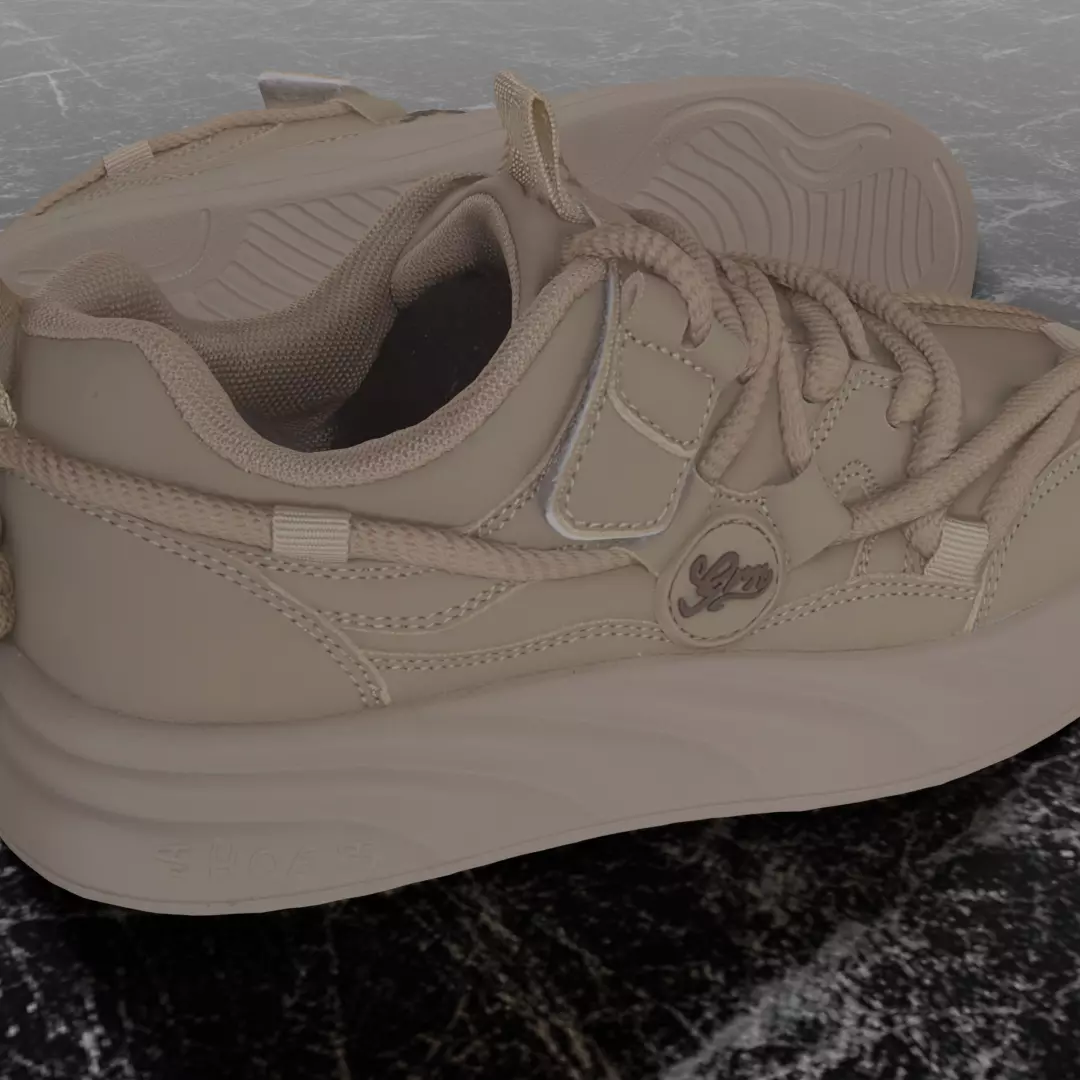FREE URBAN FASHION SNEAKER 3D MODEL Free low-poly 3D model_11
